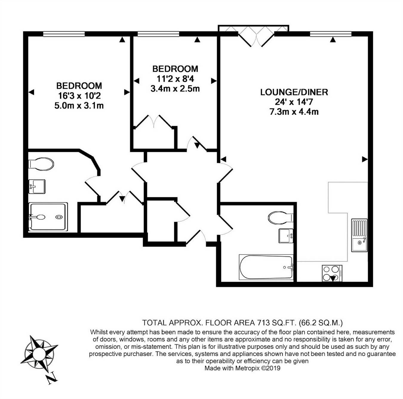 2 Bedrooms Flat to rent in 14 Weller Street Lofts, Borough, London SE1