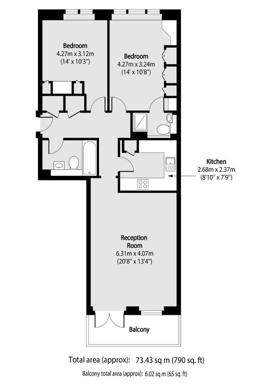 27, William Road, London floorplan