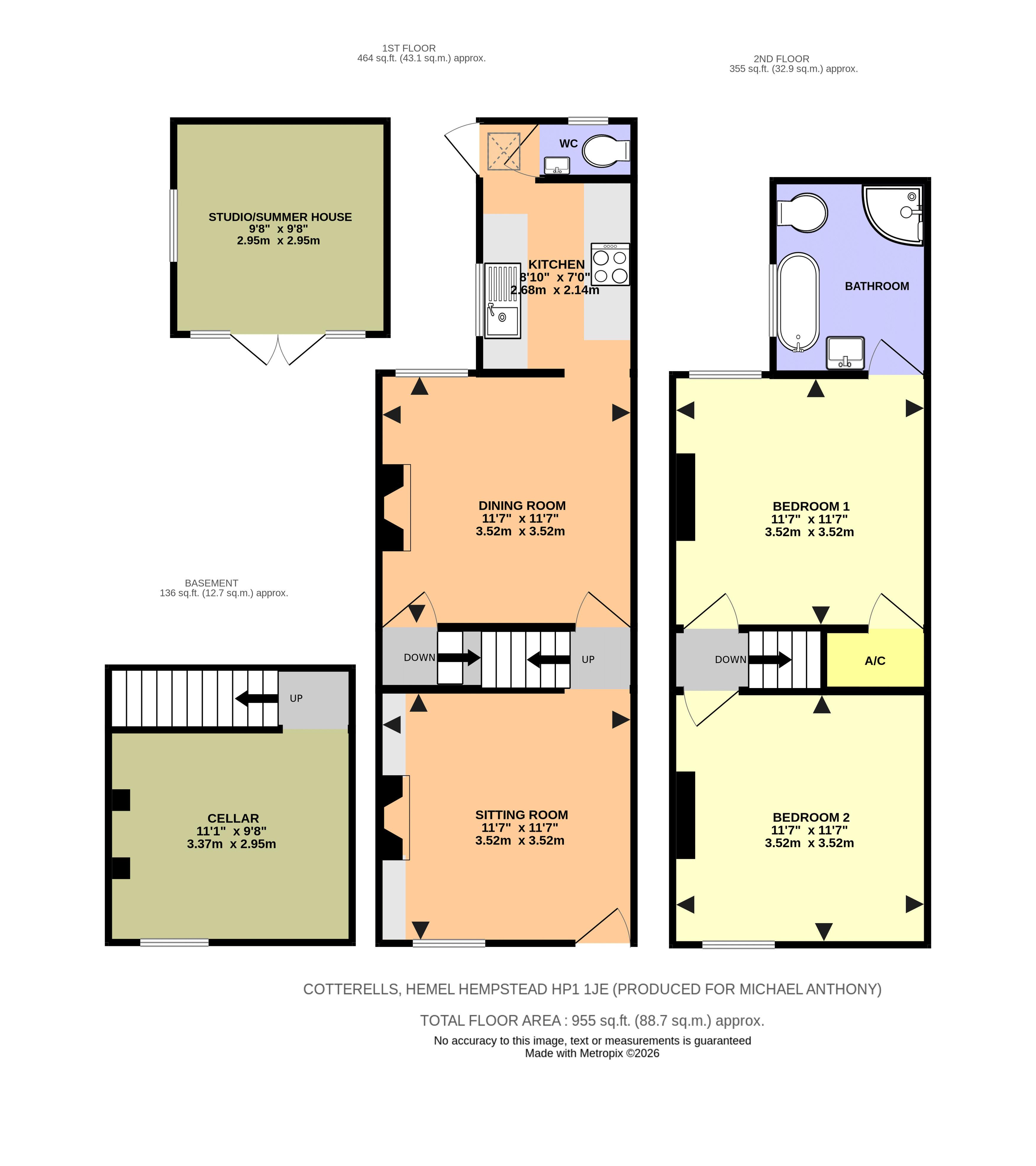 18, Cotterells, Hemel Hempstead floorplan