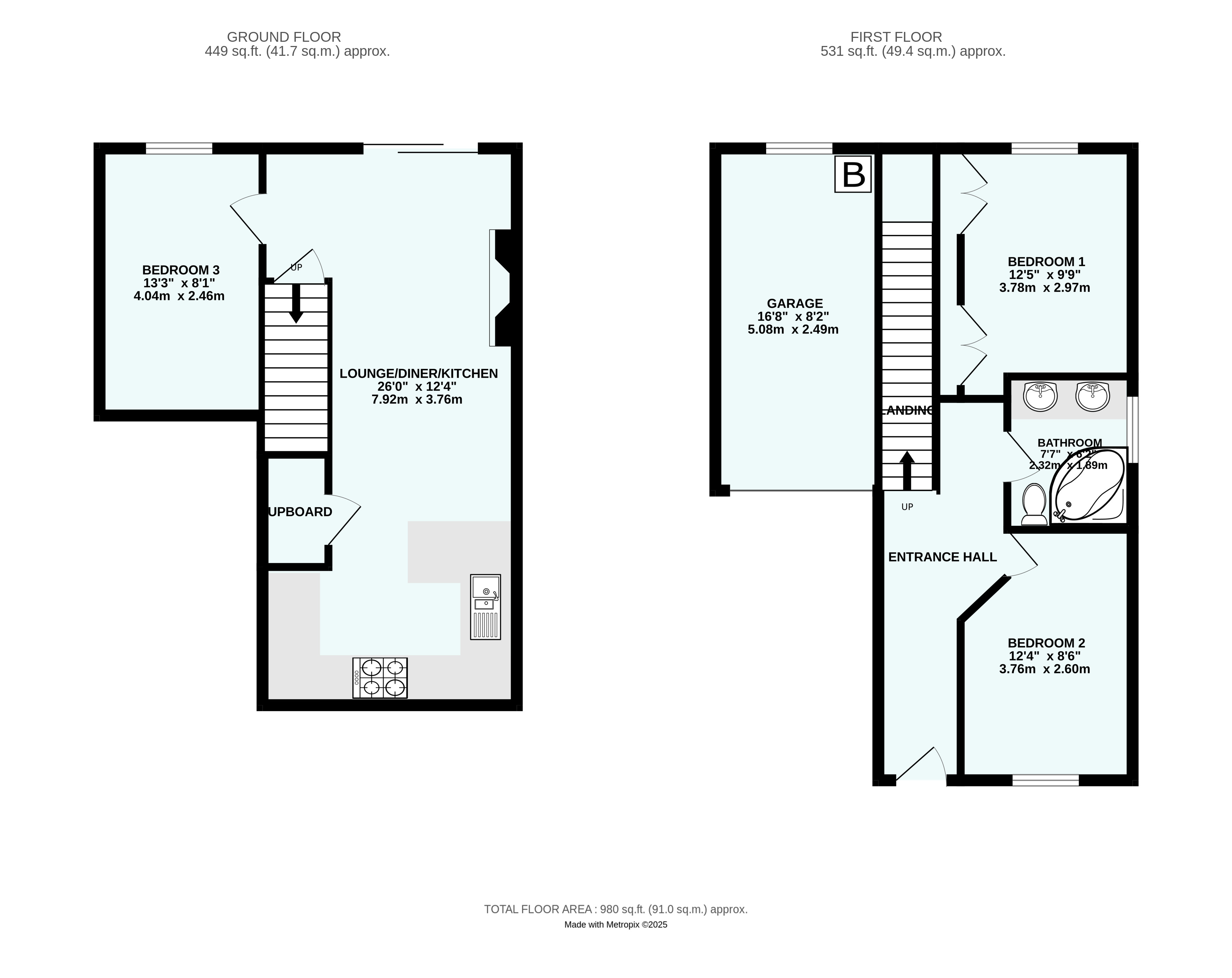 75, Gweal Wartha, Cornwall floorplan