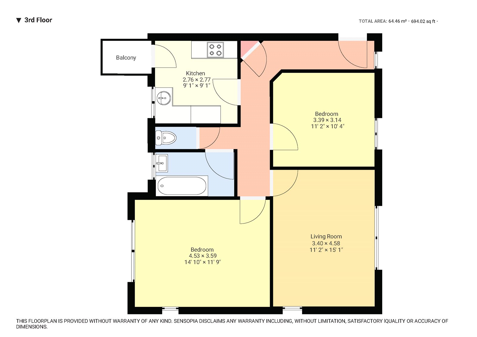 Oakfield Court, Crouch End floorplan