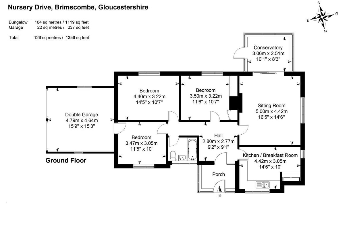 48, Nursery Drive, Stroud floorplan