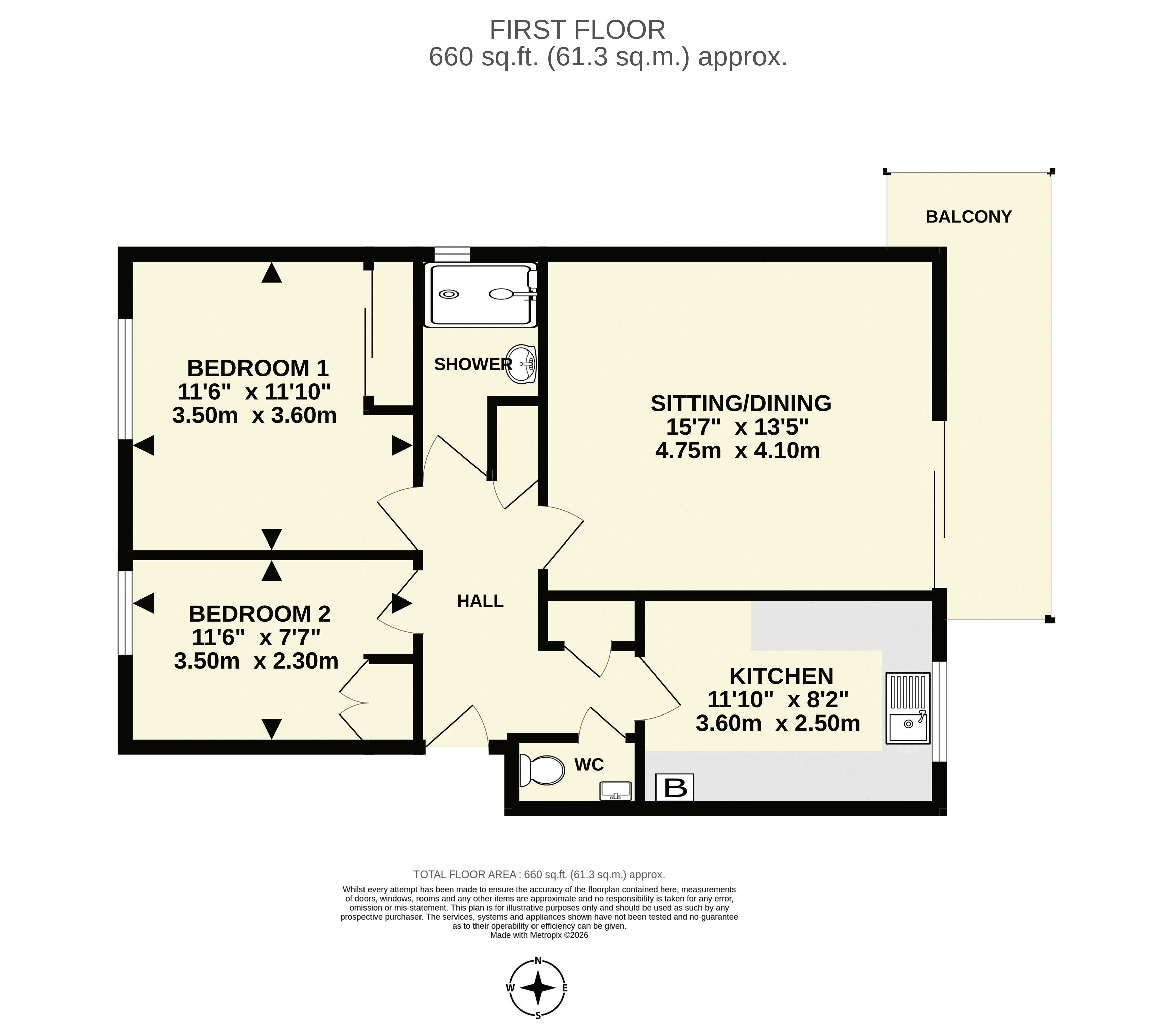 12 Orchardside, Sidford Road, Sidmouth floorplan