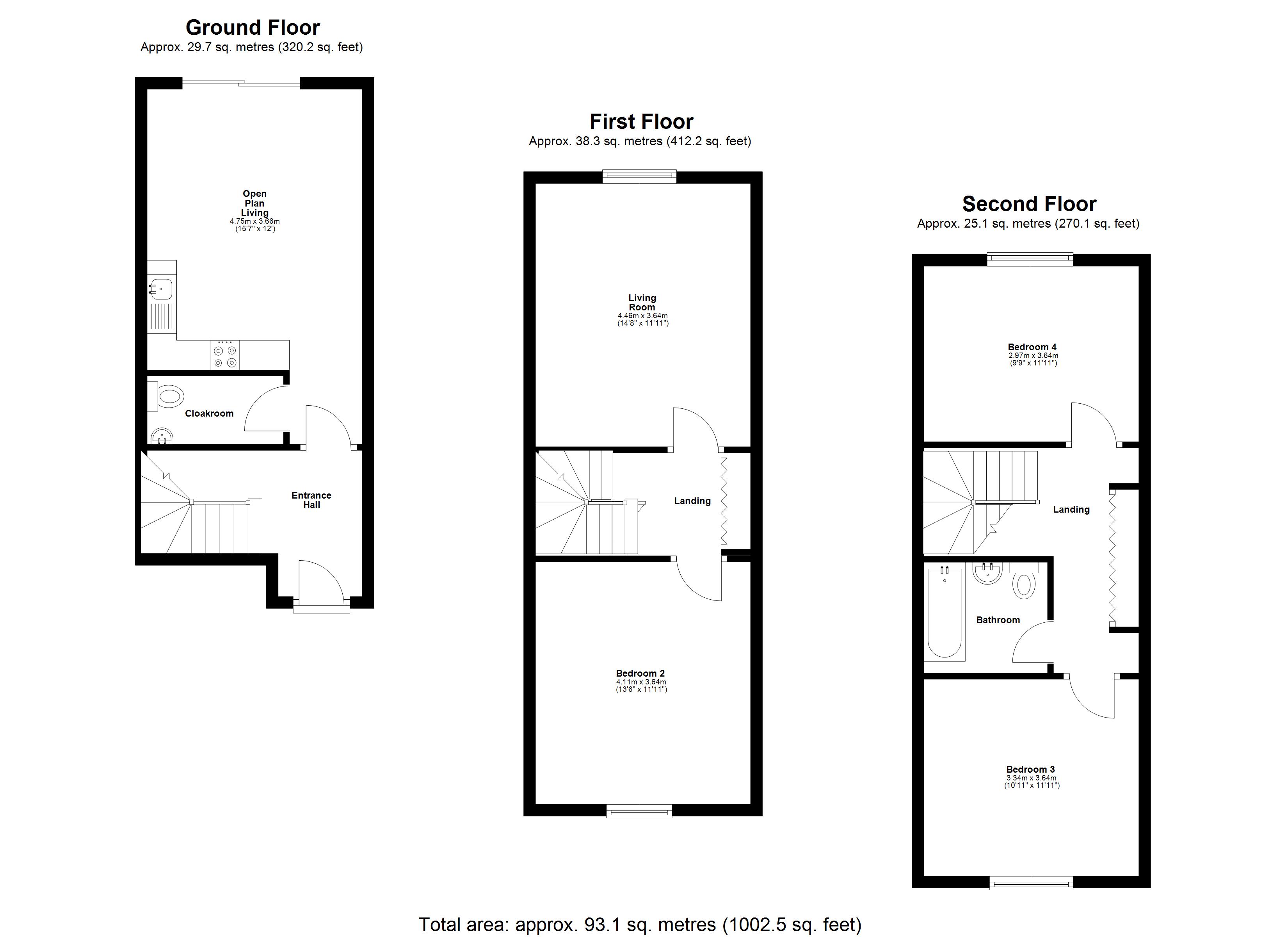 36, North Twelfth Street, Buckinghamshire floorplan
