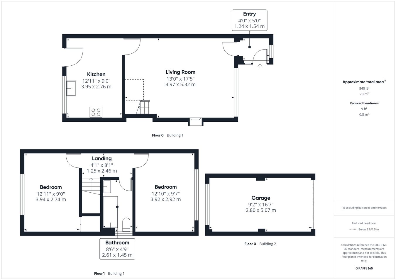 50, Kipling Close, Hitchin floorplan