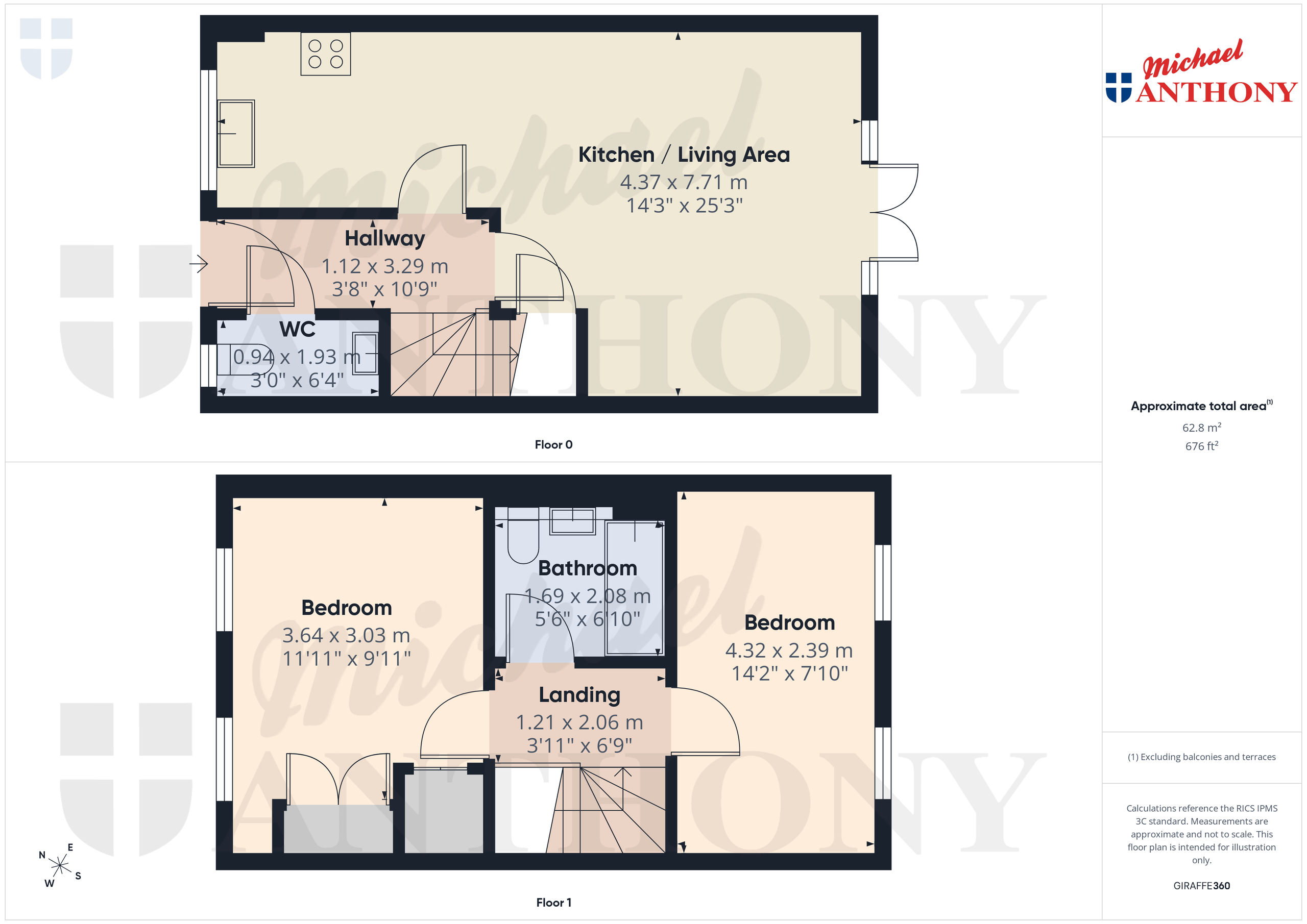 14 Honeysuckle Place, Aylesbury floorplan