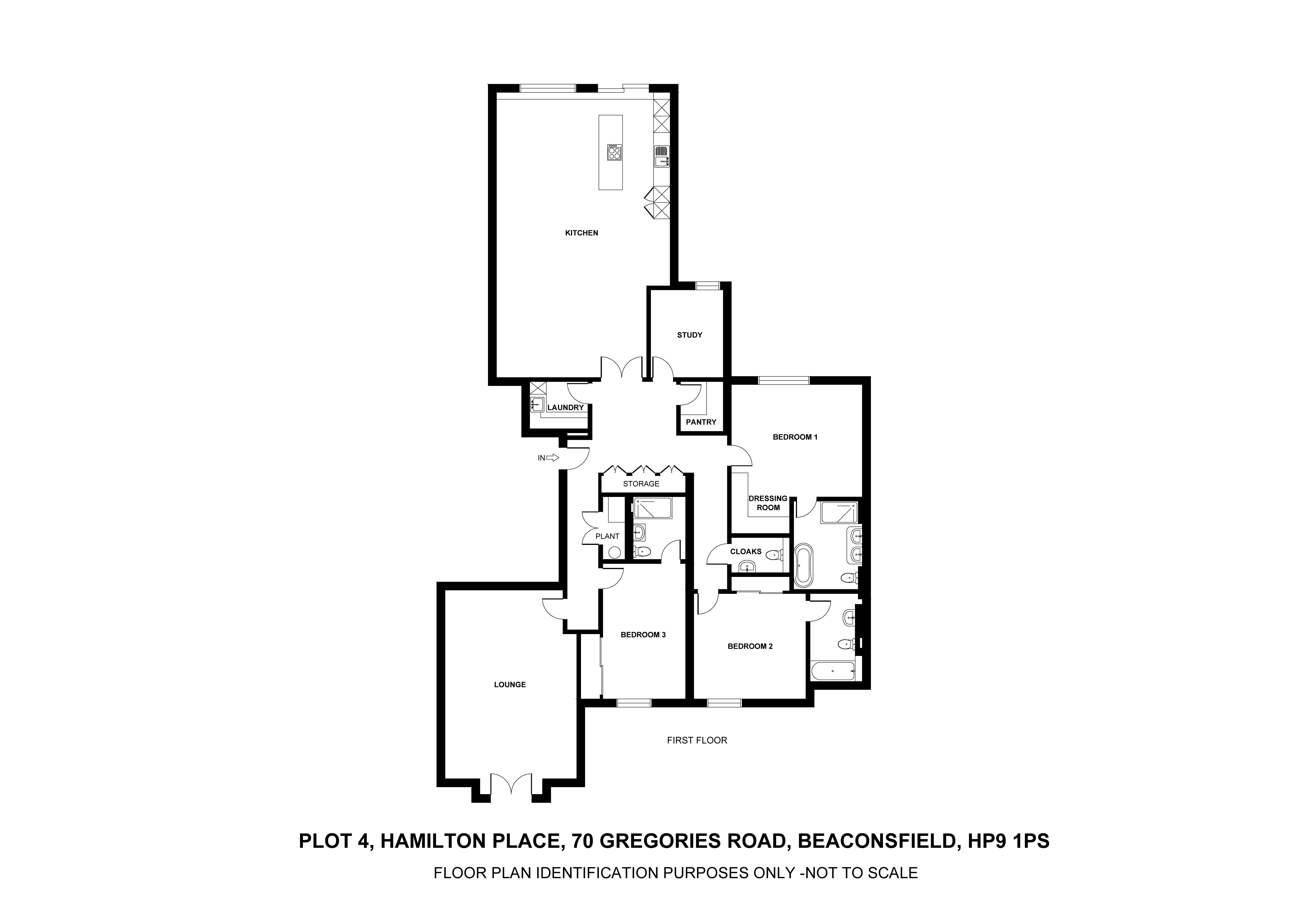 4, Hamilton Place, 70, Gregories Road, Beaconsfield floorplan