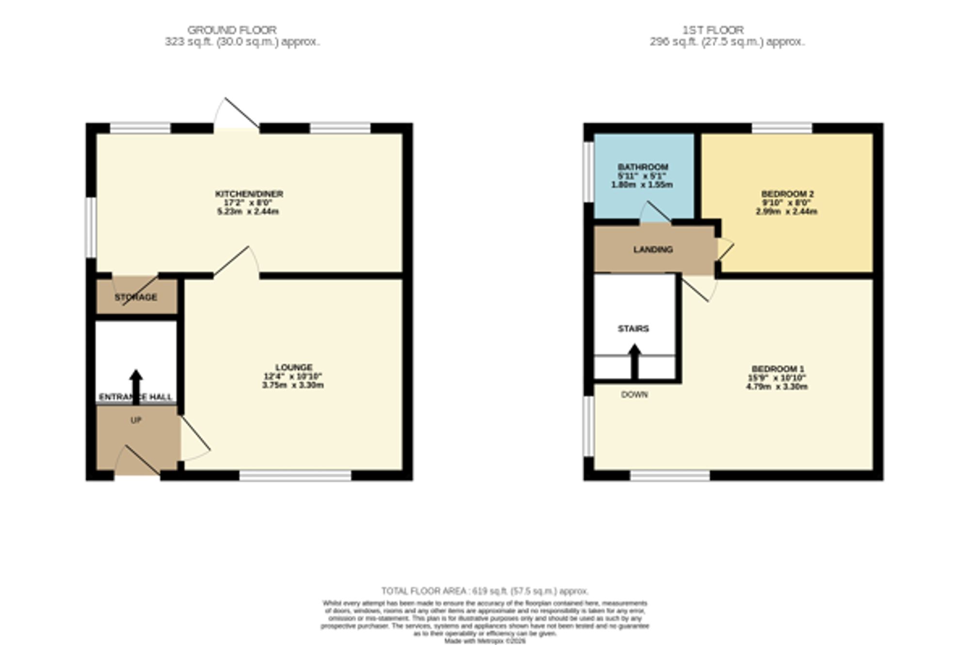 39 Willow Street, Bury floorplan