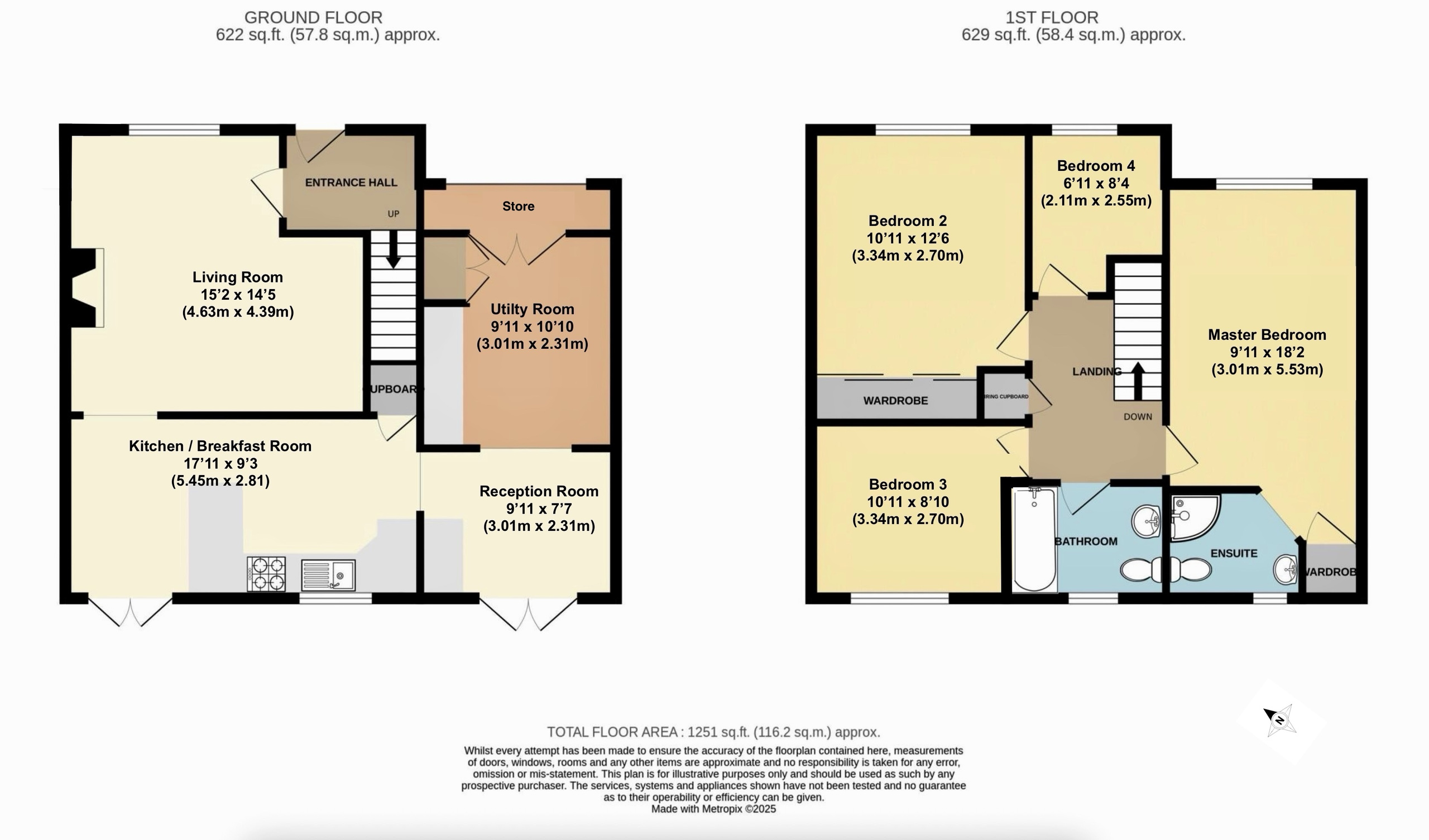 21 Manor Park, Taunton floorplan