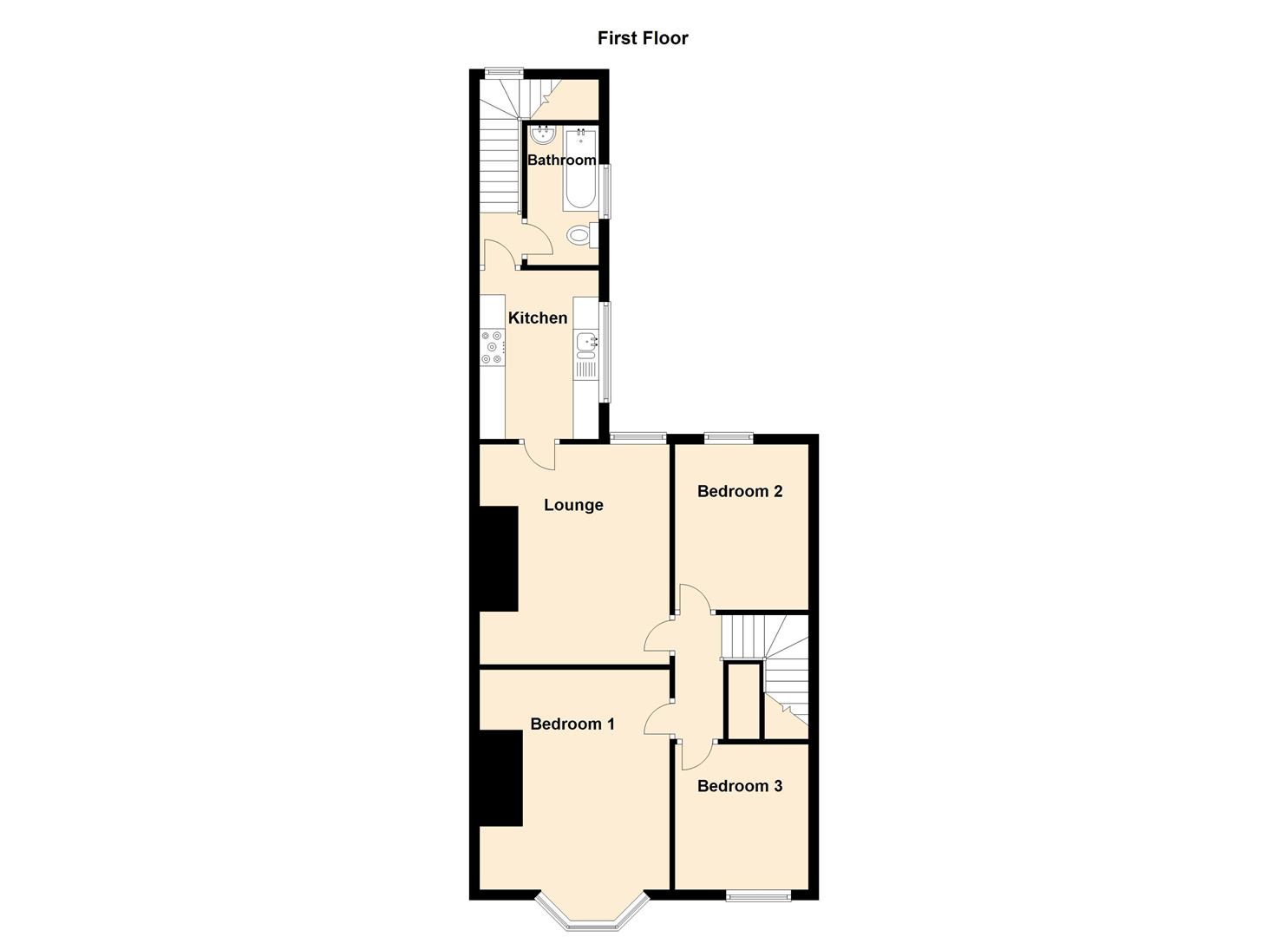 Belford Terrace, North Shields NE30, 3 bedroom flat for sale 67111702