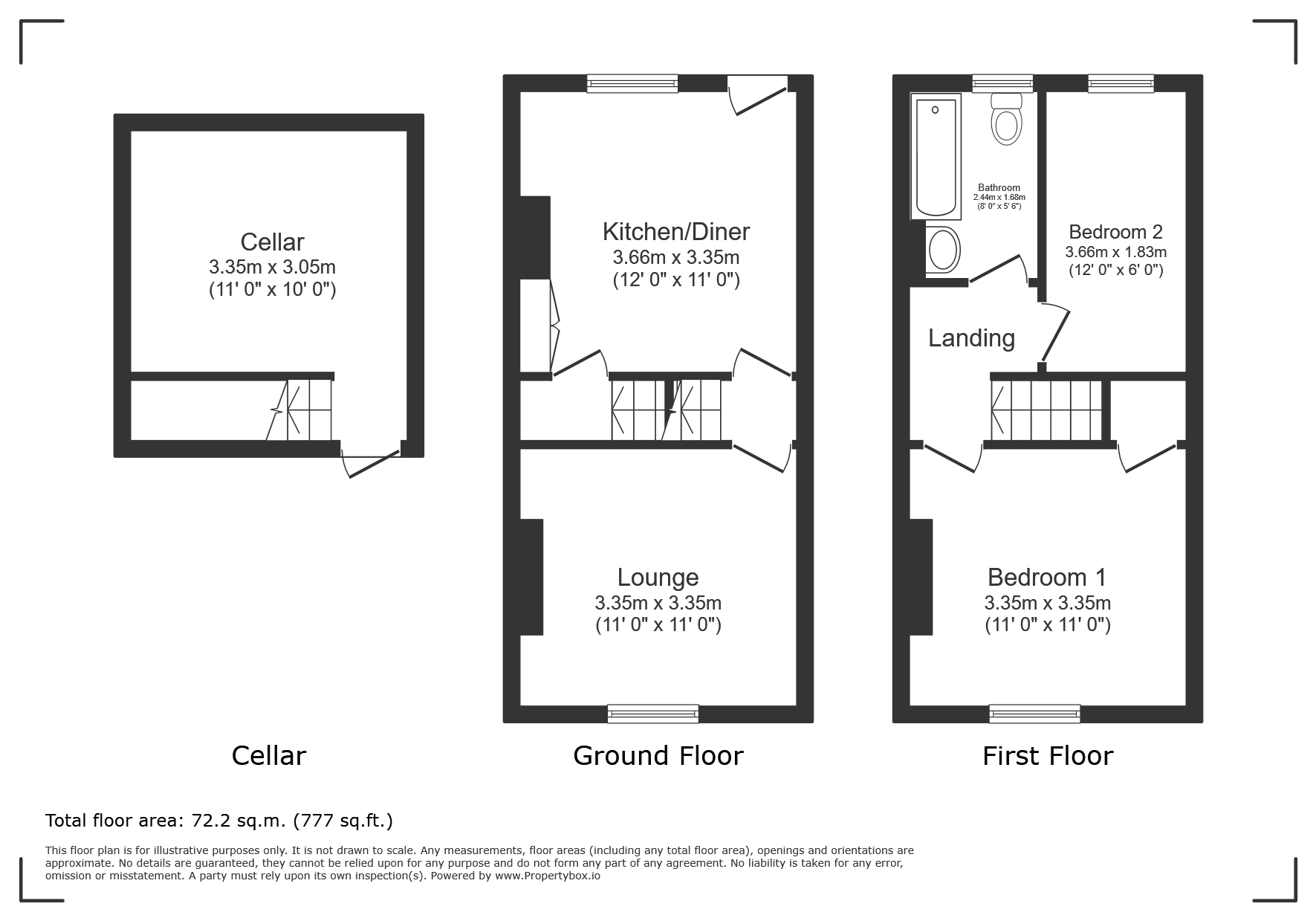 149, Myrtle Road, Sheffield floorplan