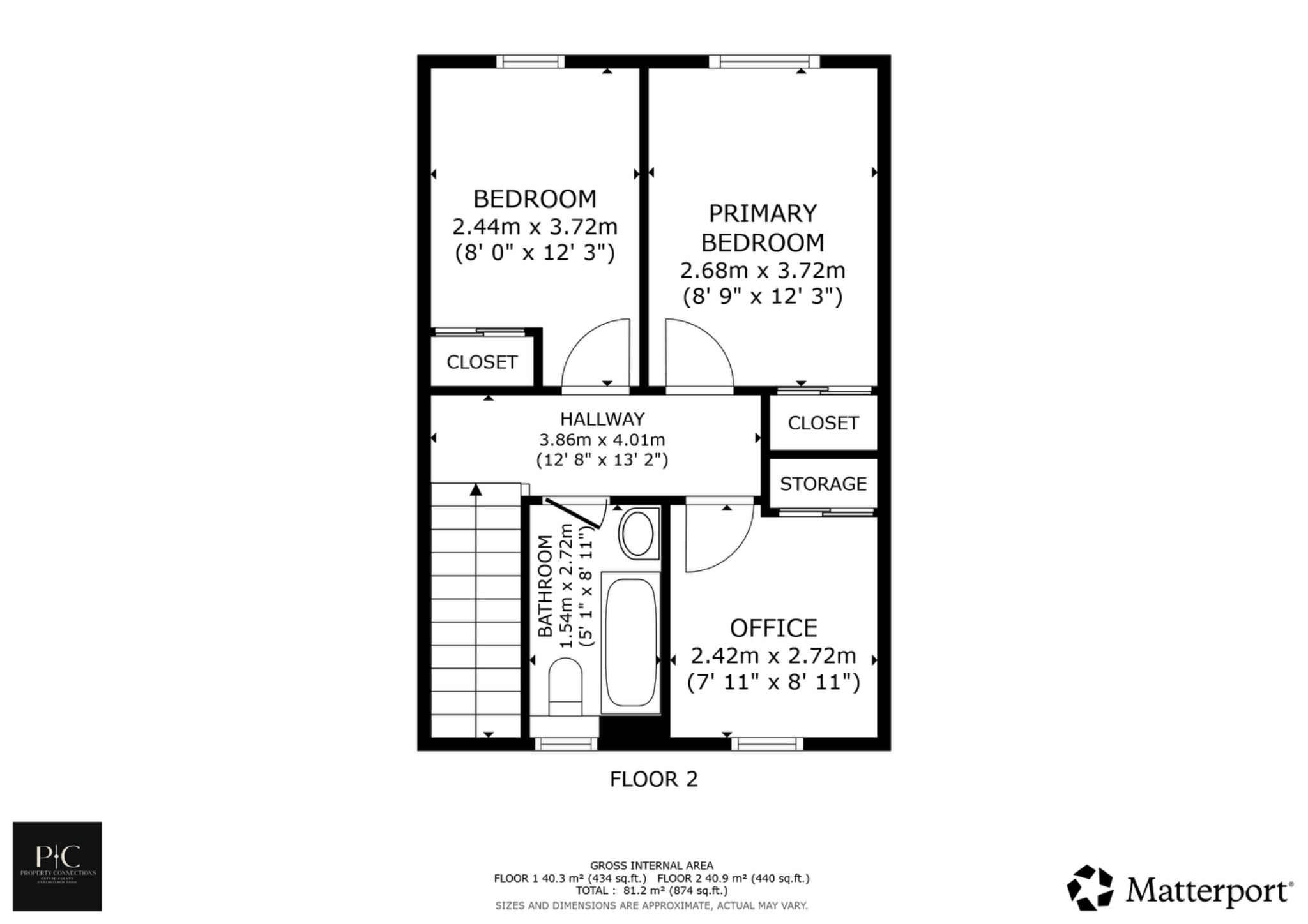 9 Redwood Drive, Stoneywood, Falkirk floorplan