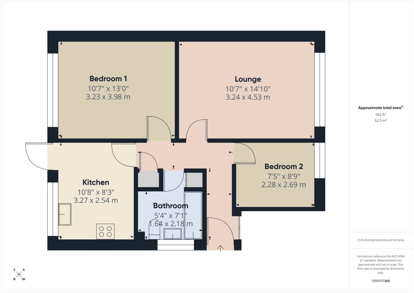 19, Wolsey Road, Surrey floorplan