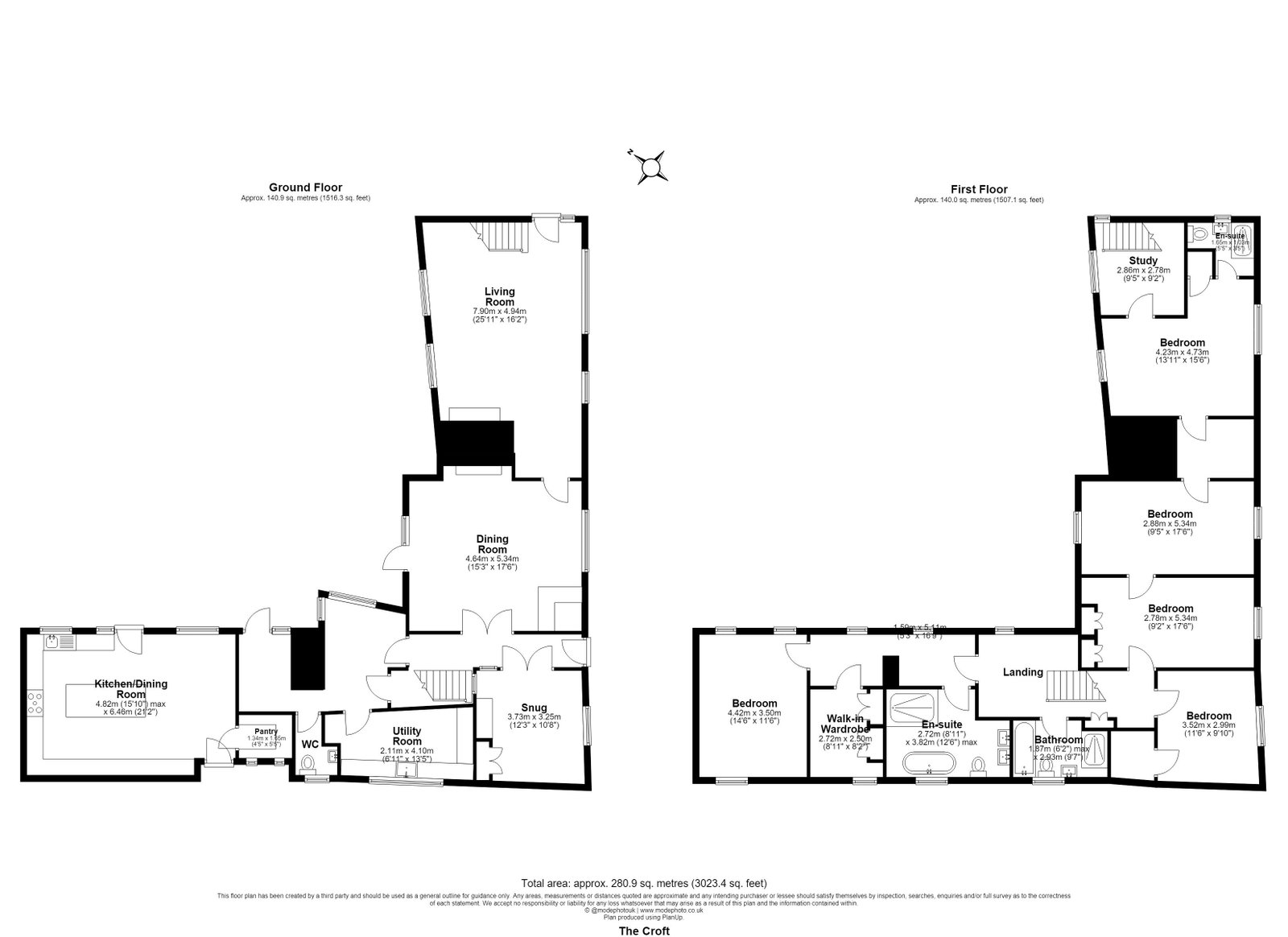 The Old Bakery, The Croft, Bures floorplan