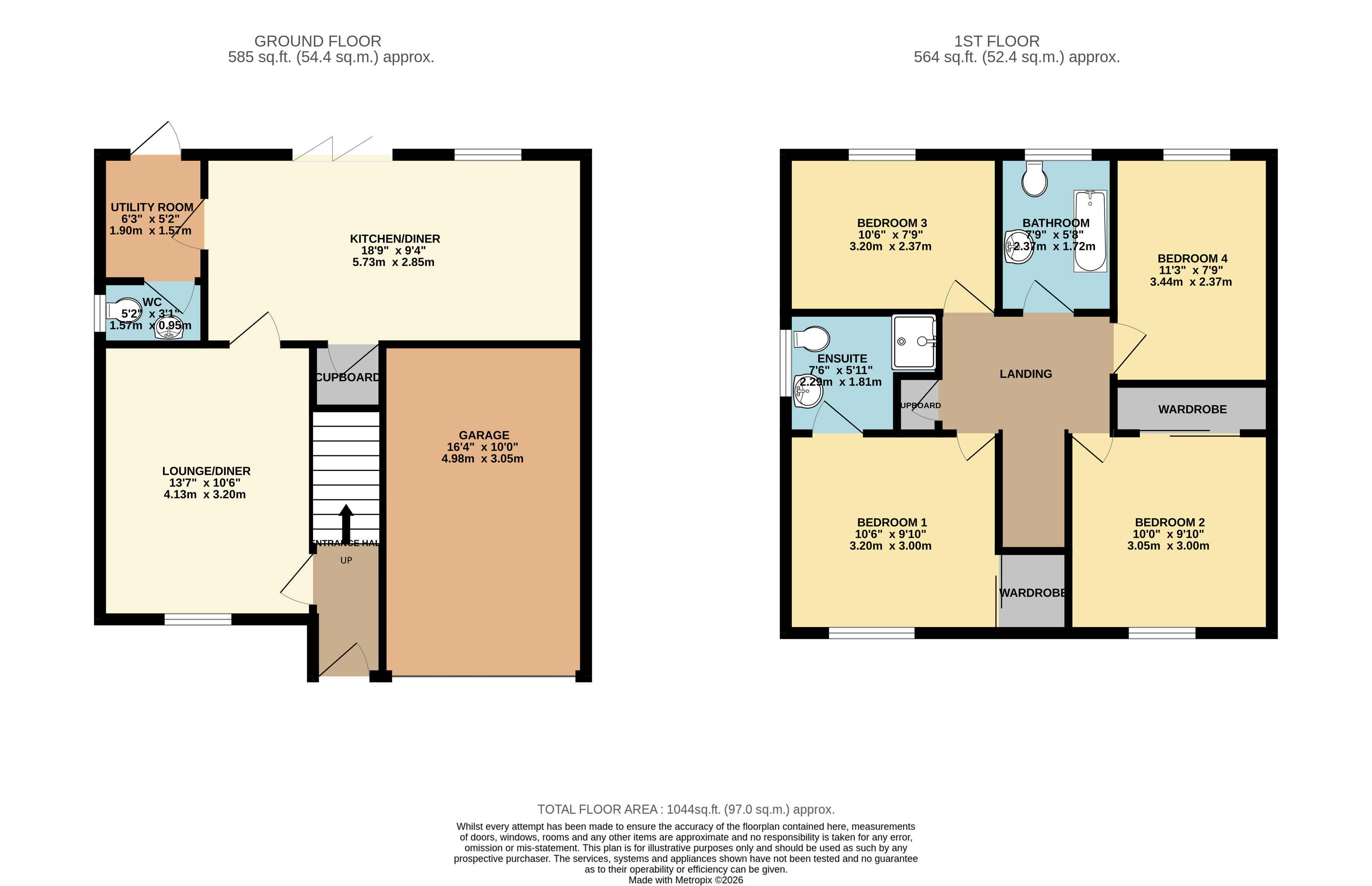 46, Browdie Road, Darlington floorplan