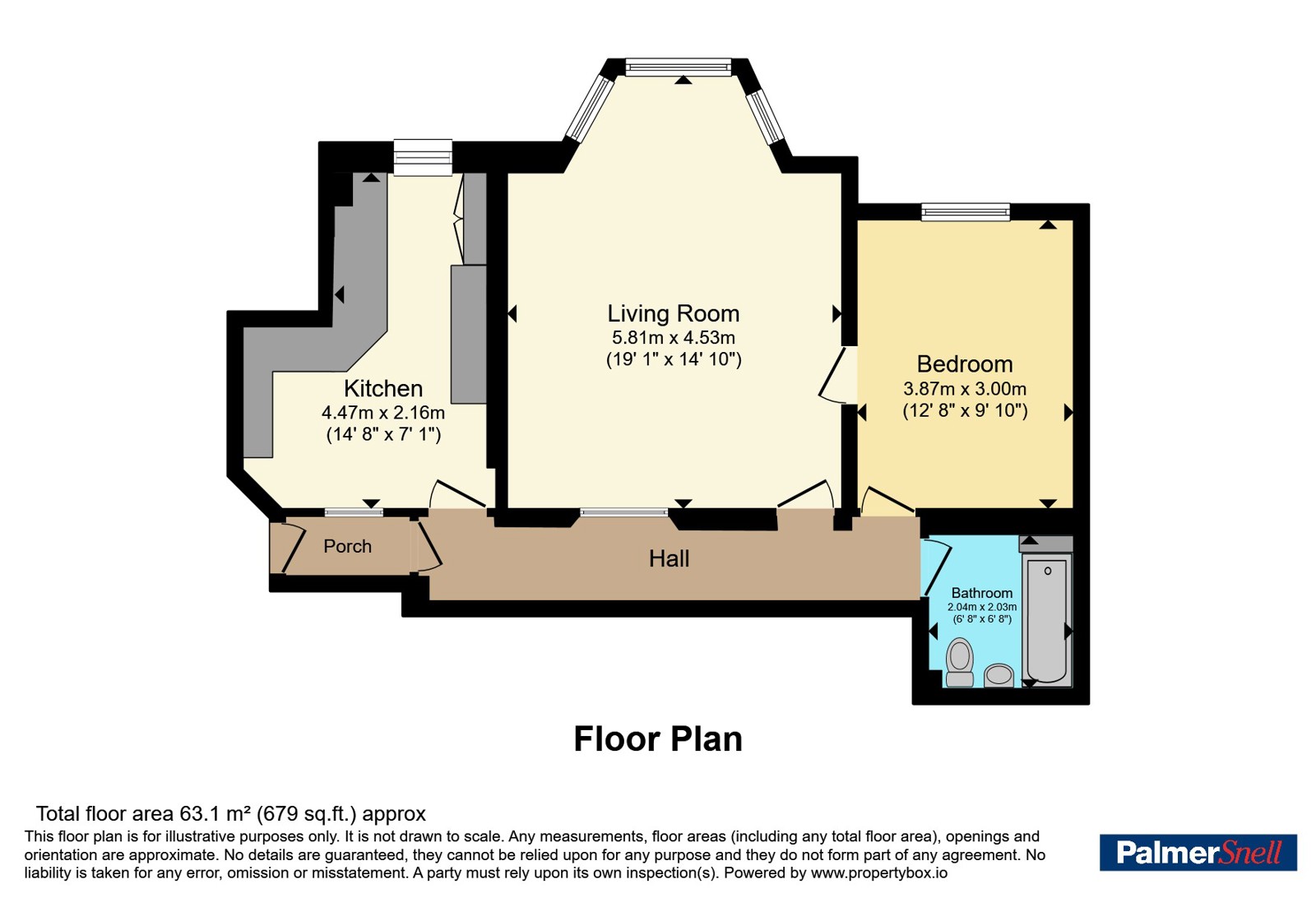 Flat 1, Ross Mansions, 4, Edinburgh Place, Somerset floorplan