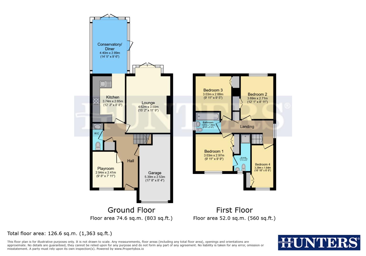 20, Gorehill Close, Rotherham floorplan