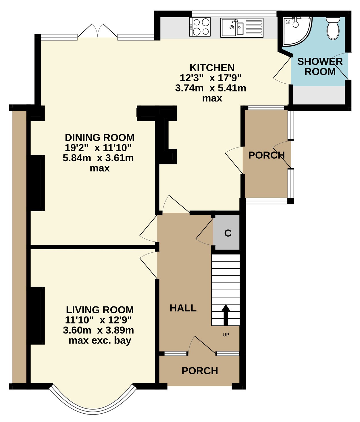 1, The Garth, Cornwall floorplan