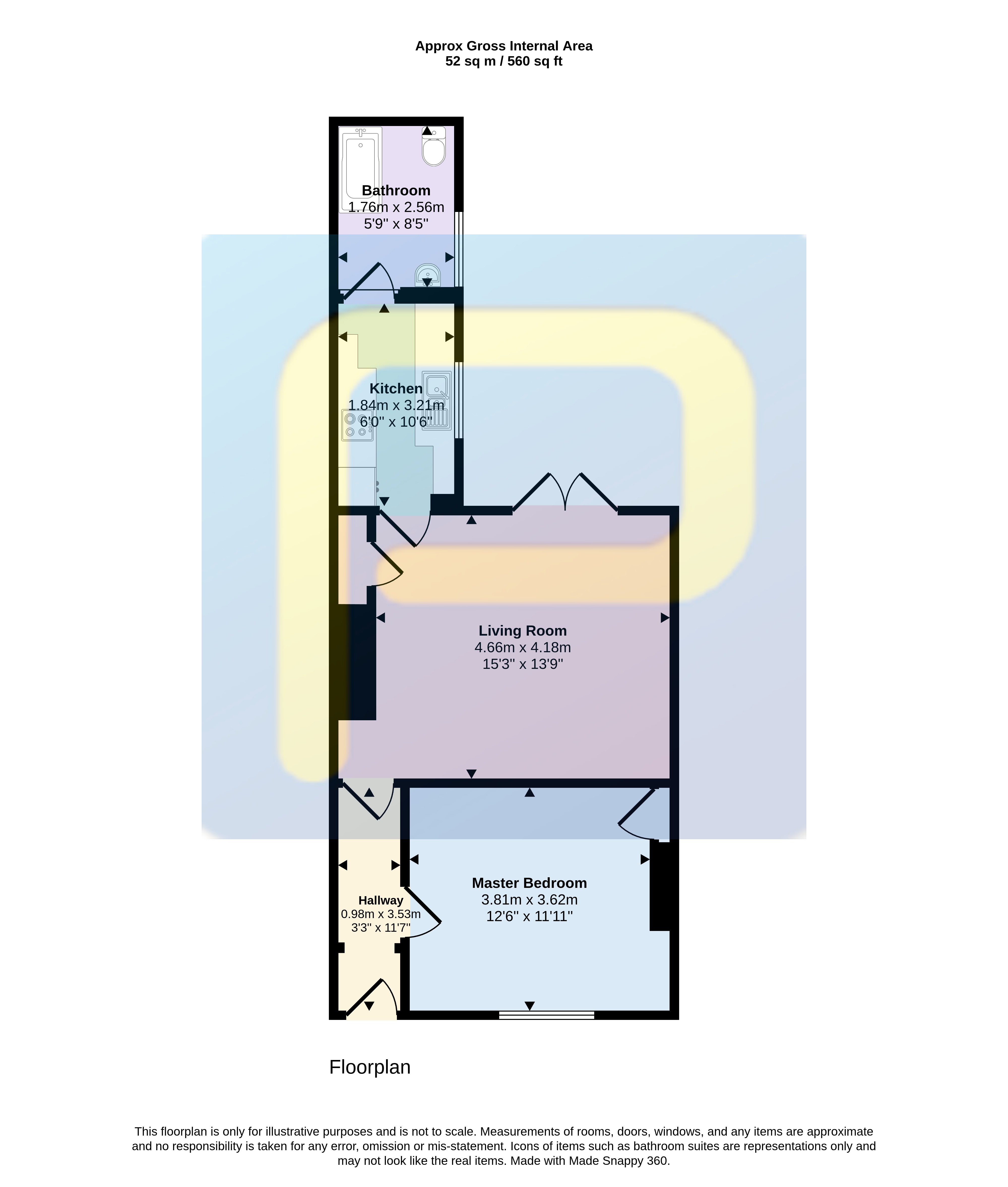 41, James Street, Sunderland floorplan