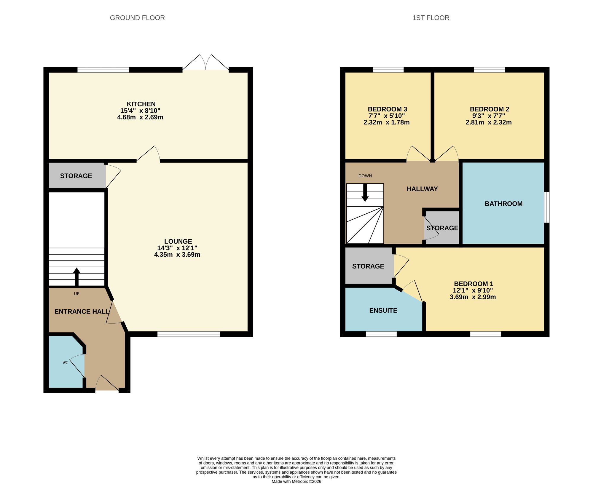 16 Excalibur Walk, Mansfield floorplan