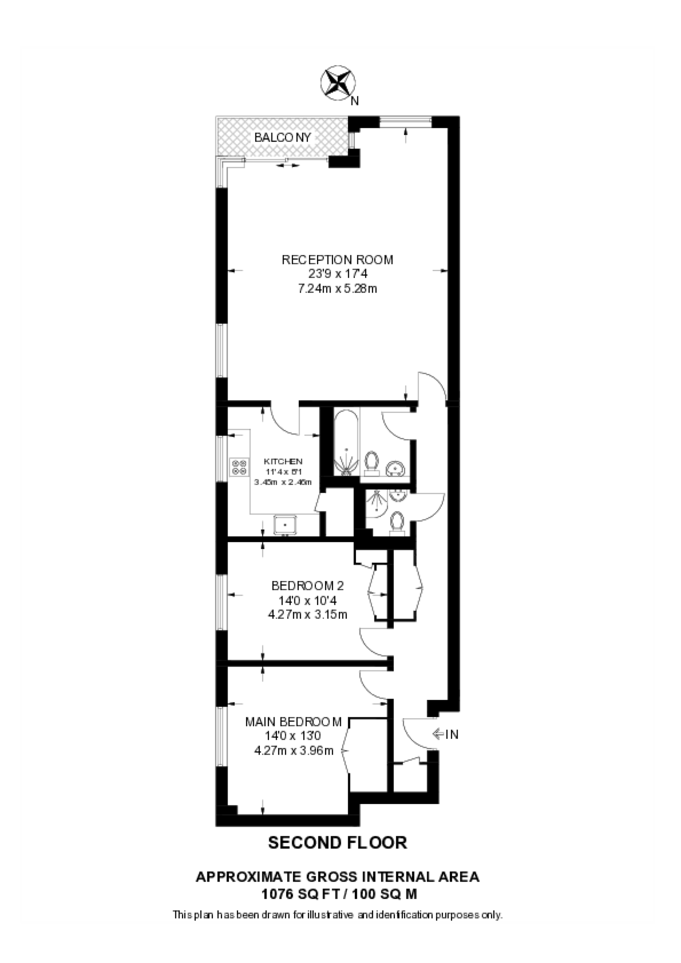 The Water Gardens, Hyde Park Estate floorplan