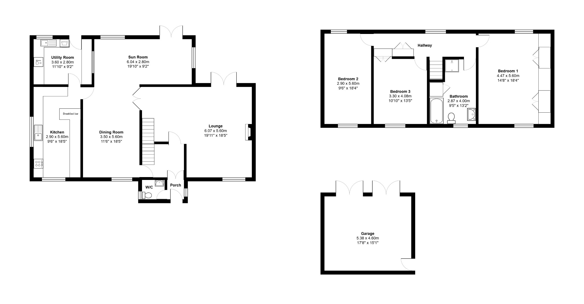 The Thatched House, School Road, Dereham floorplan