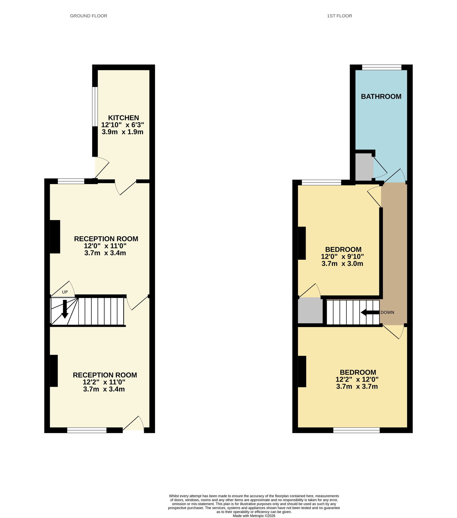 22, Chartley Road, Leicester floorplan