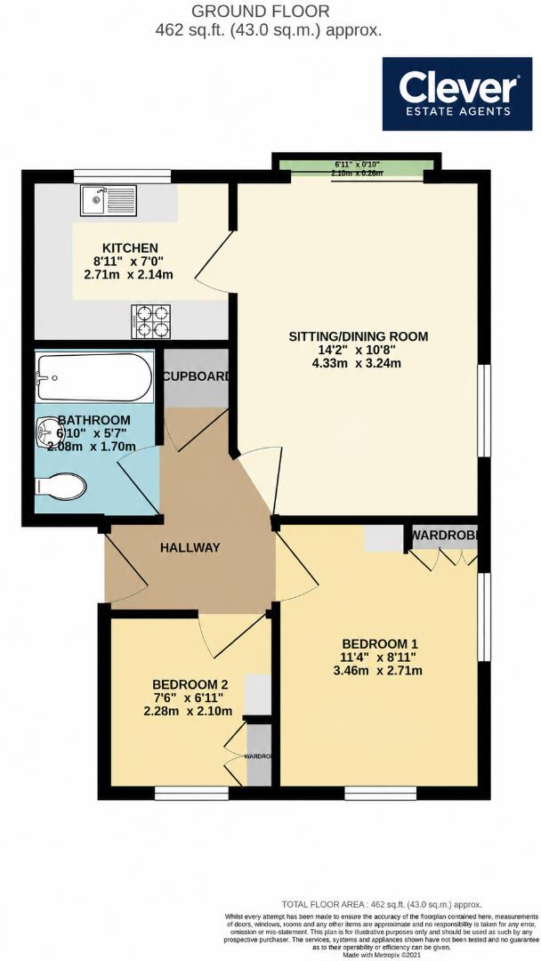 32, The Limes, Plymouth floorplan