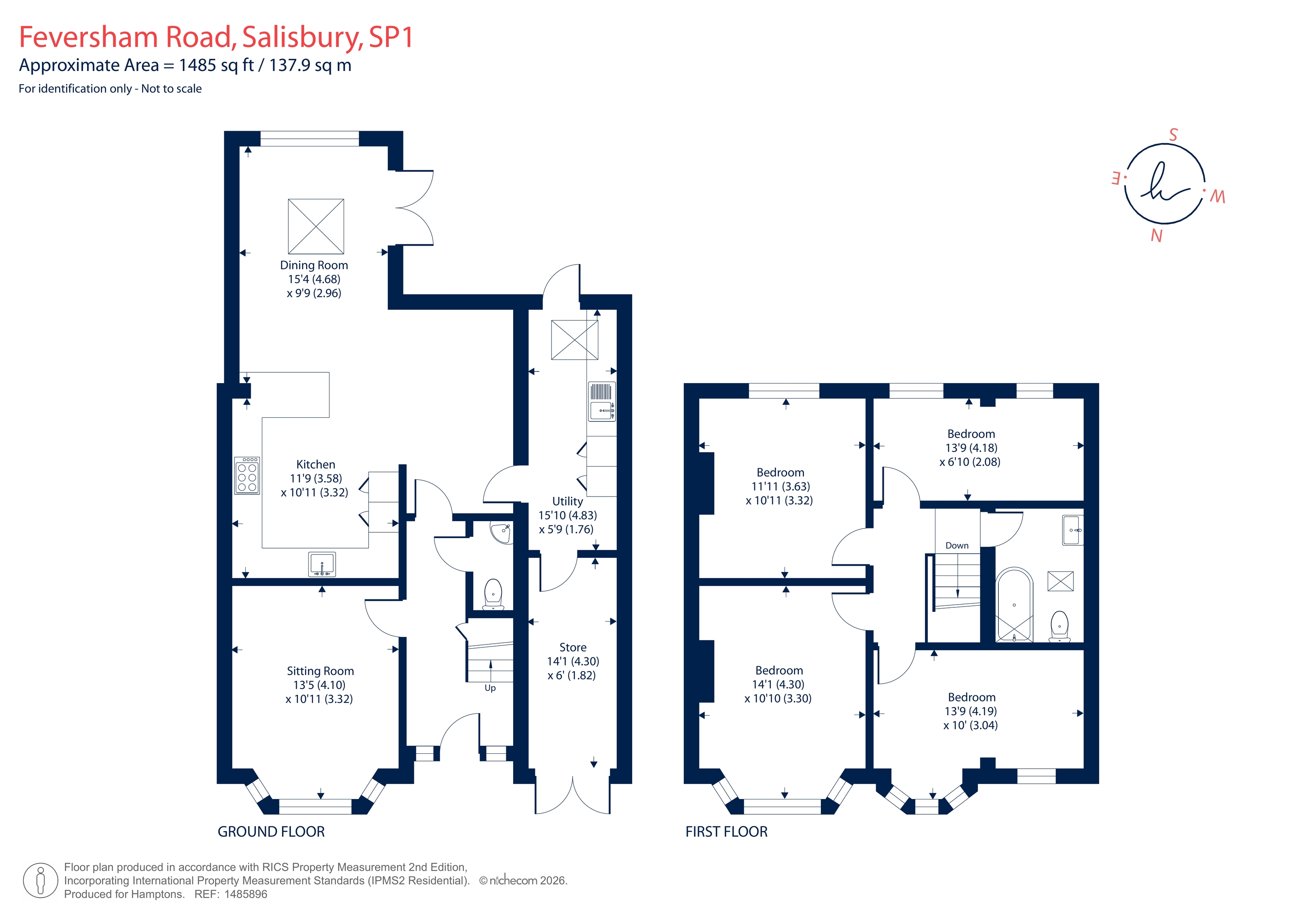 28, Feversham Road, Salisbury floorplan