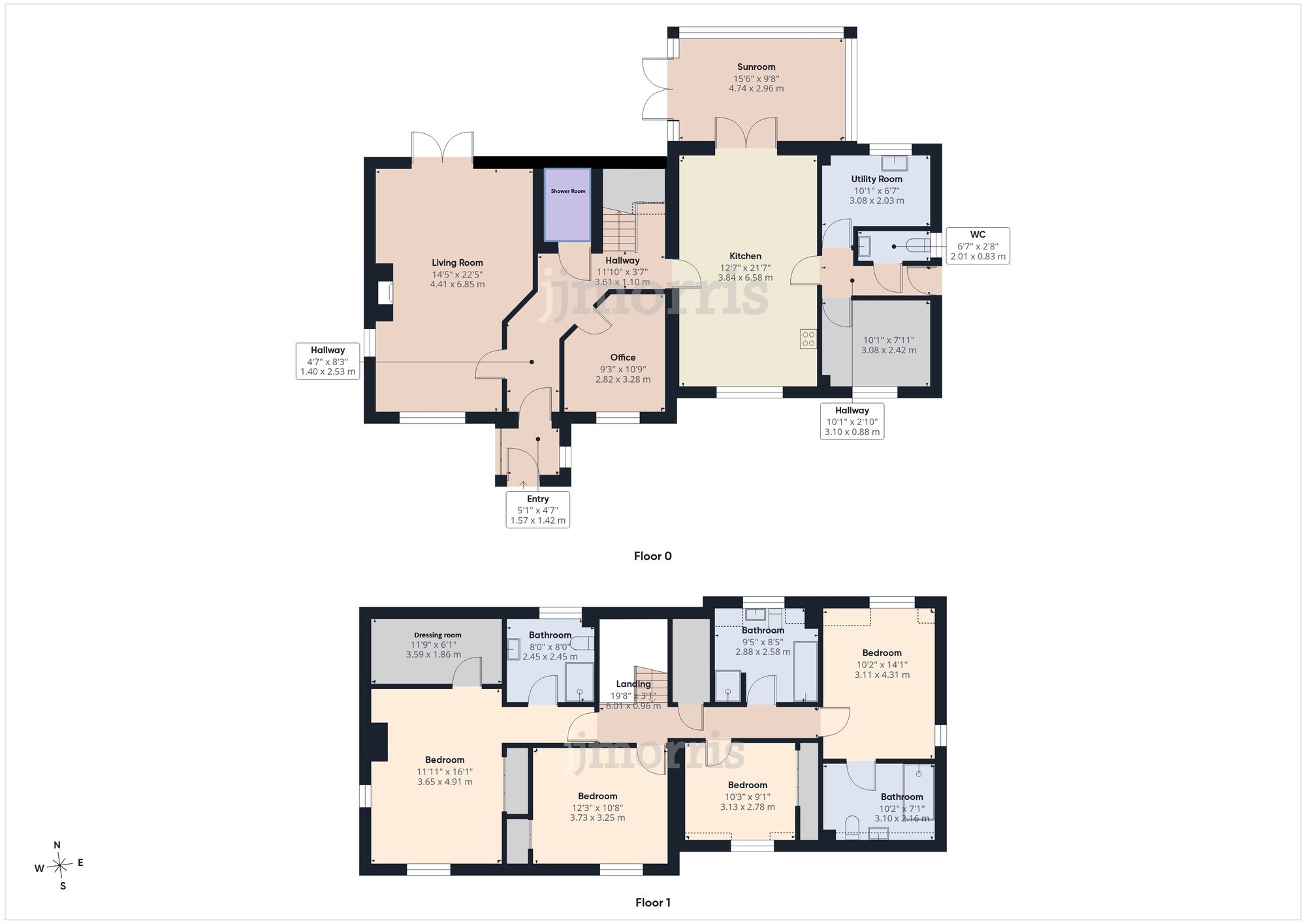 Overbrook, Tenby floorplan