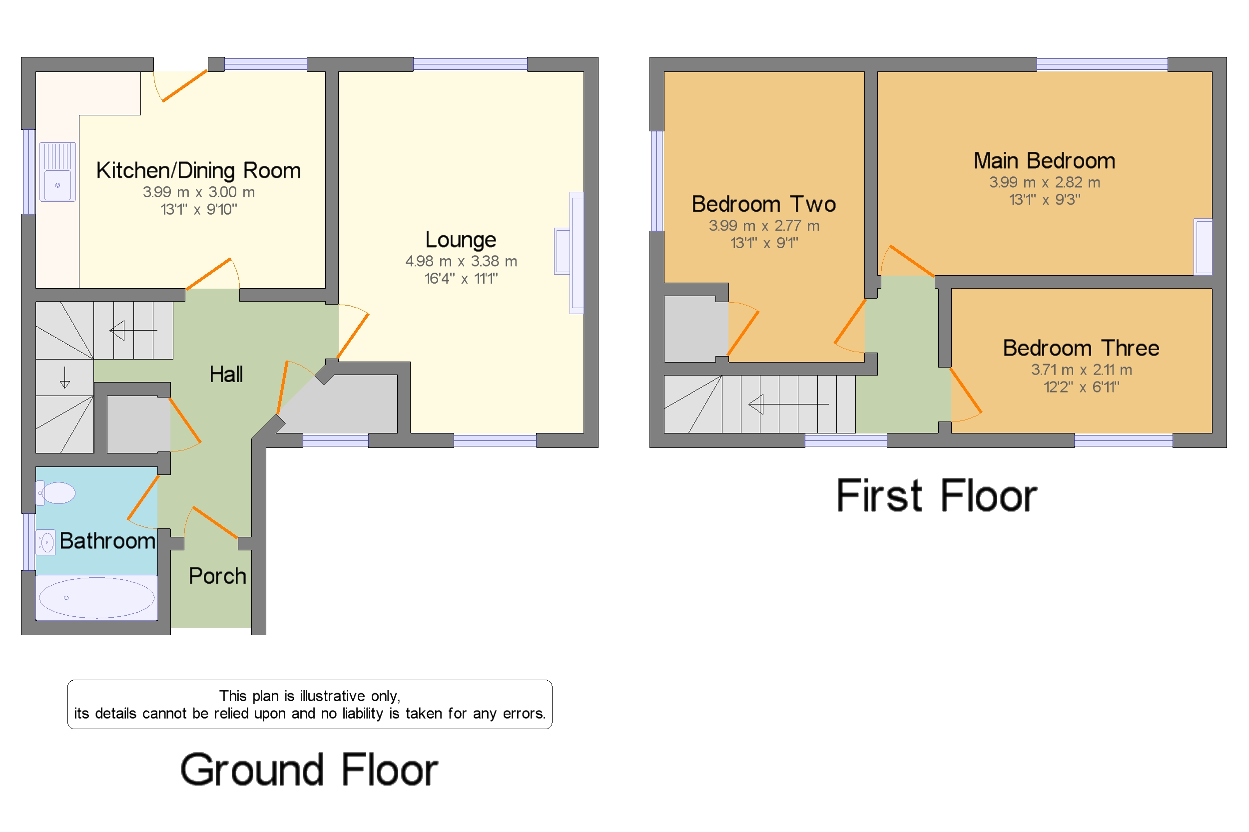 Main Street, Evesham, Sedgeberrow, Evesham WR11, 3 bedroom semi