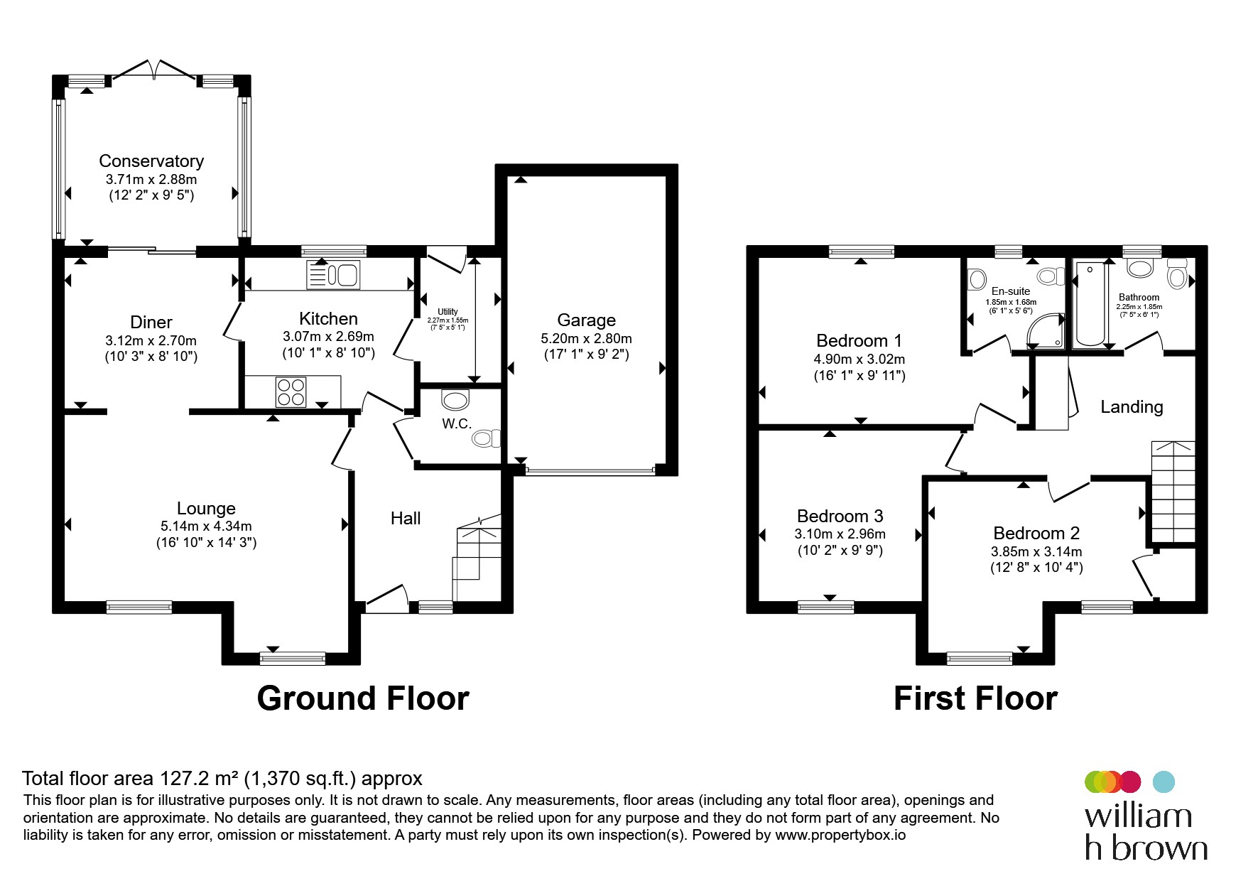 5, St. Marys Gardens, Spalding floorplan