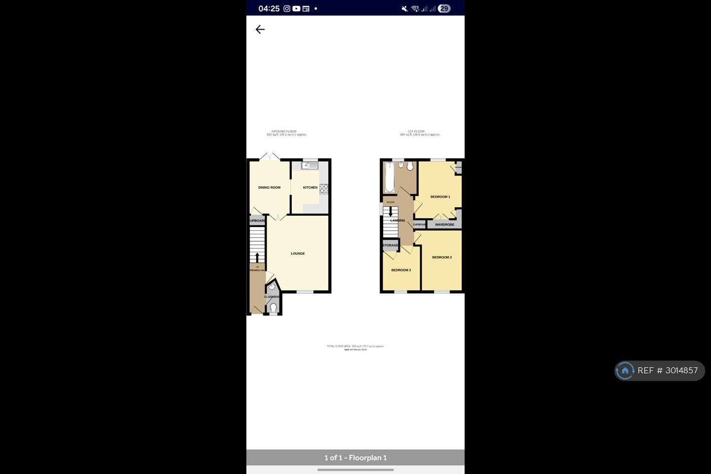 Frances Avenue, Chafford Hundred floorplan