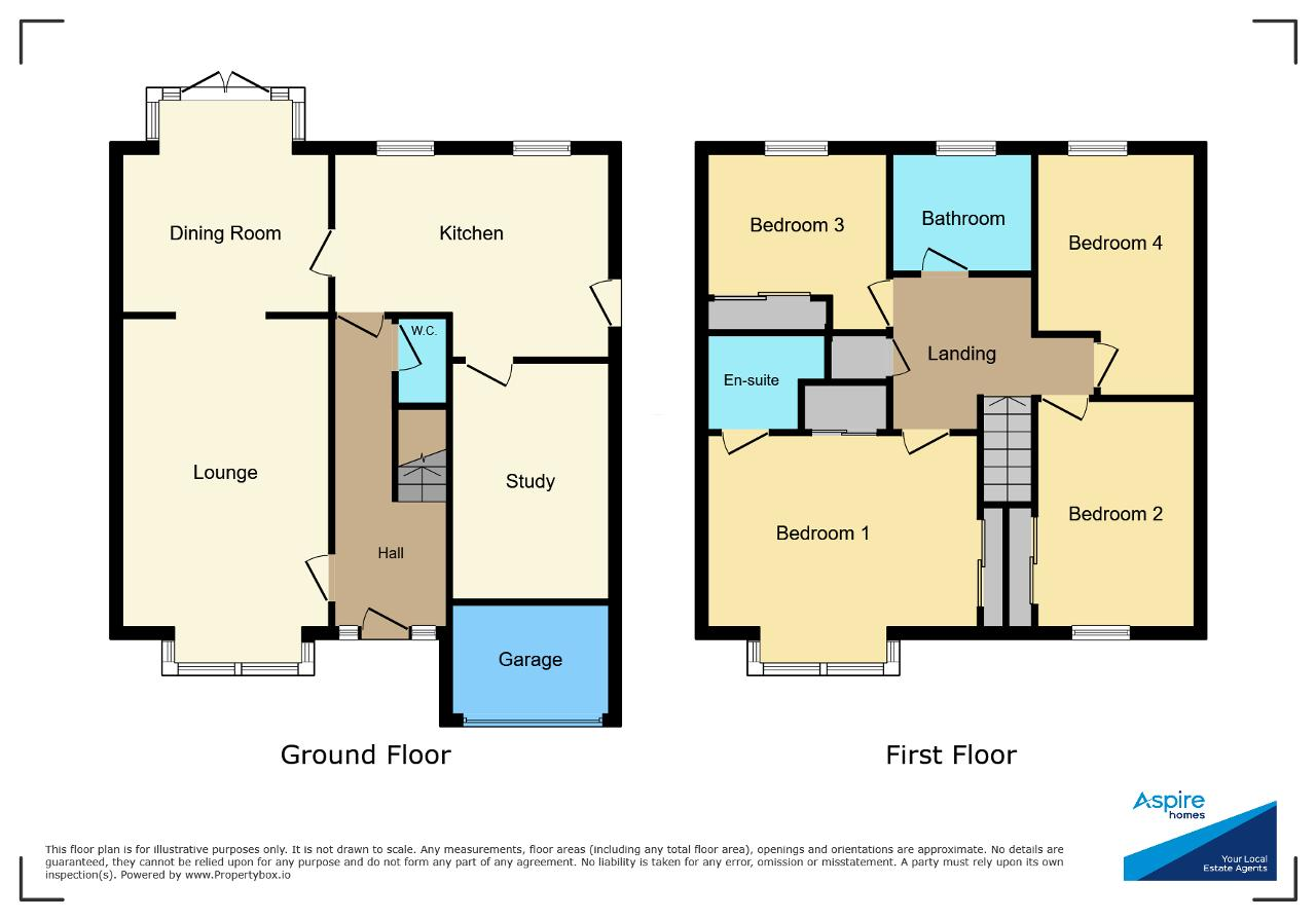 1, Coppins Court, Wisbech floorplan