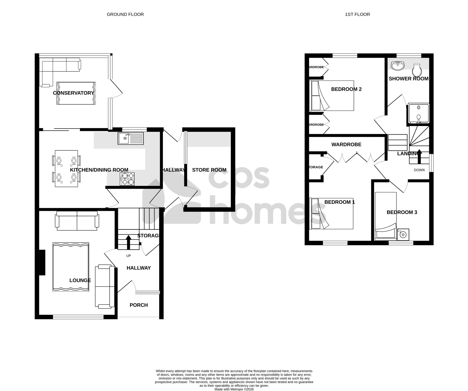 14, St. Davids Avenue, Dinas Powys floorplan