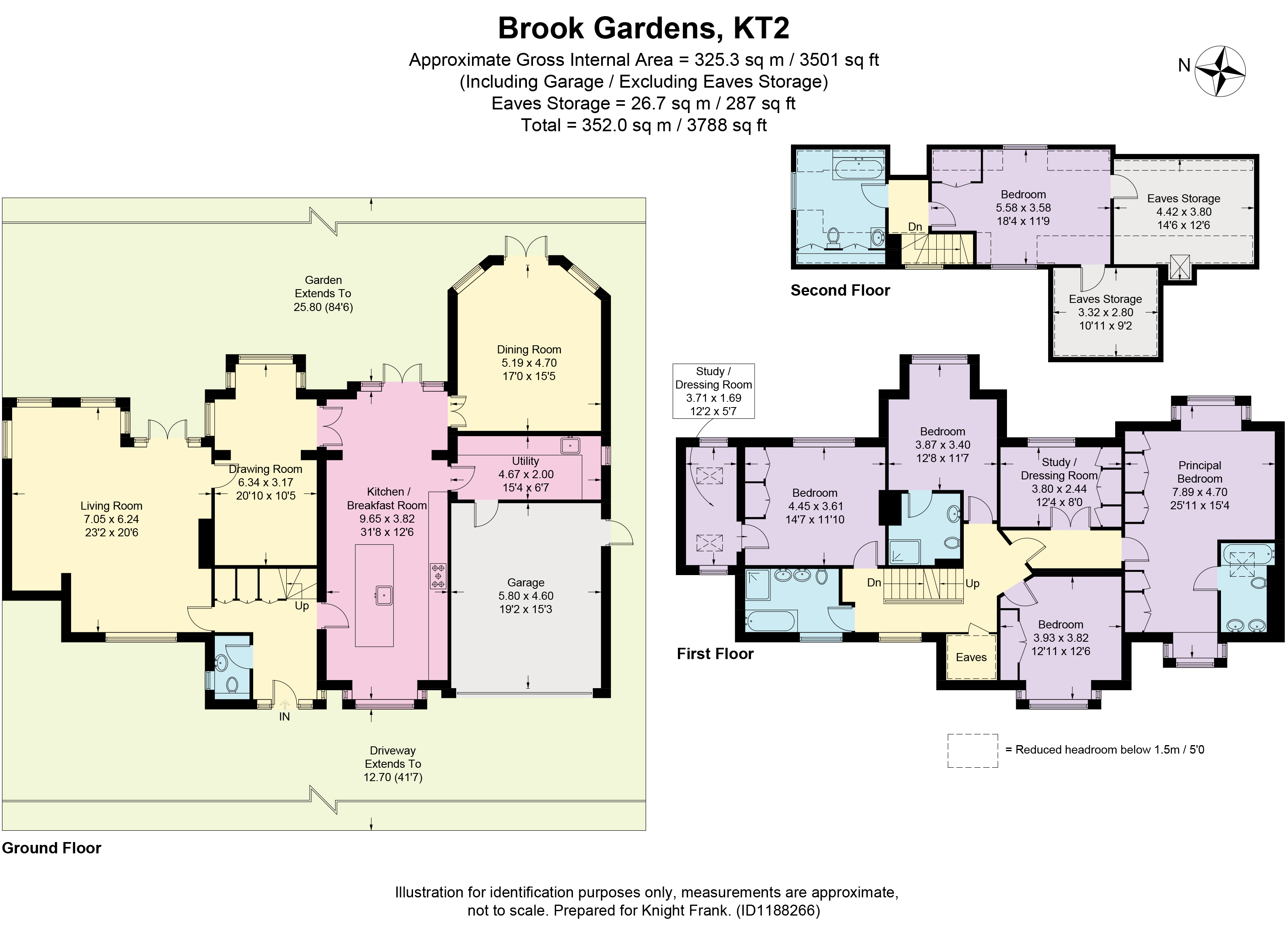 6, Brook Gardens, Kingston Upon Thames floorplan