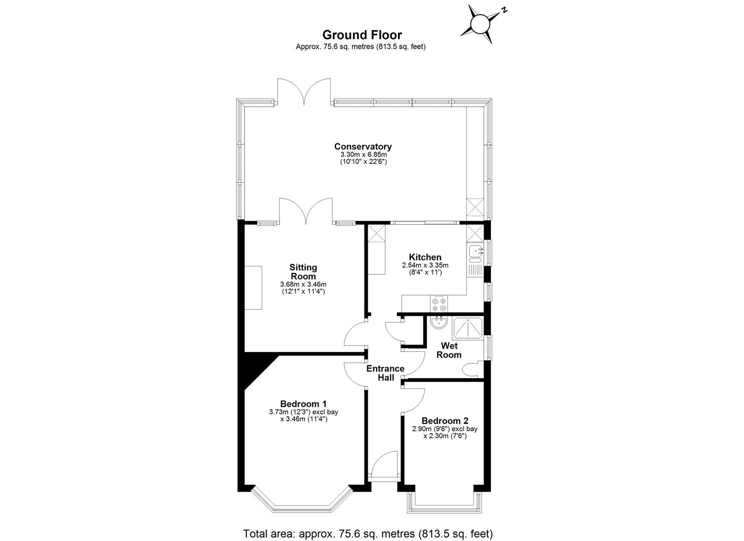 36, Poplar Drive, Herne Bay floorplan