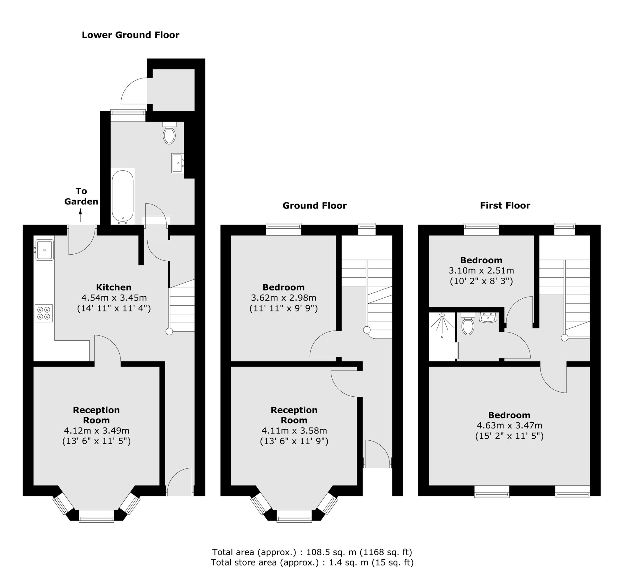 105, Parkdale Road, London floorplan