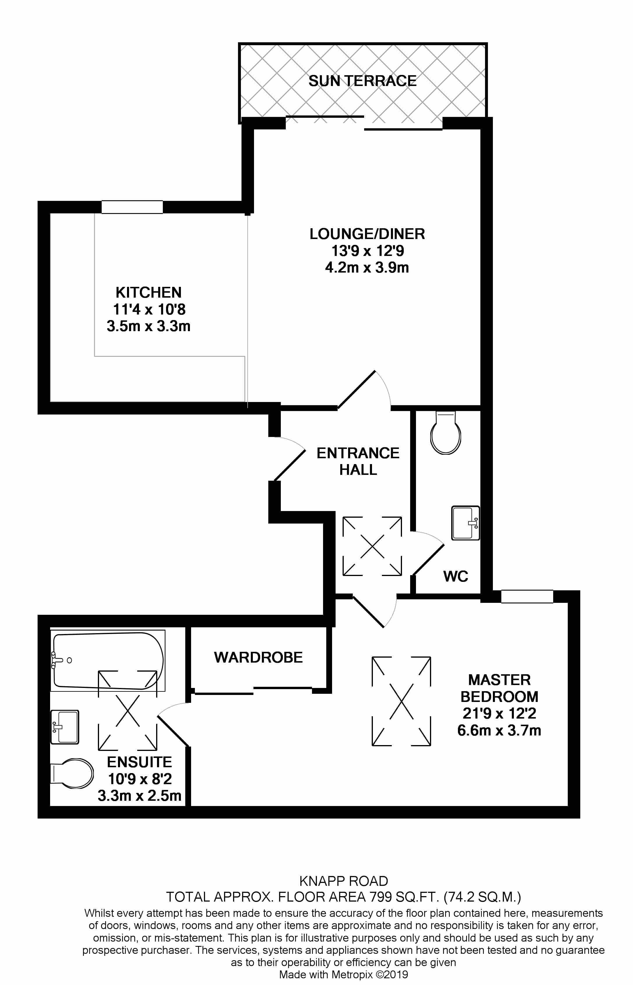 1 Bedrooms Flat to rent in 5 Knapp Road, Cheltenham, Glos GL50