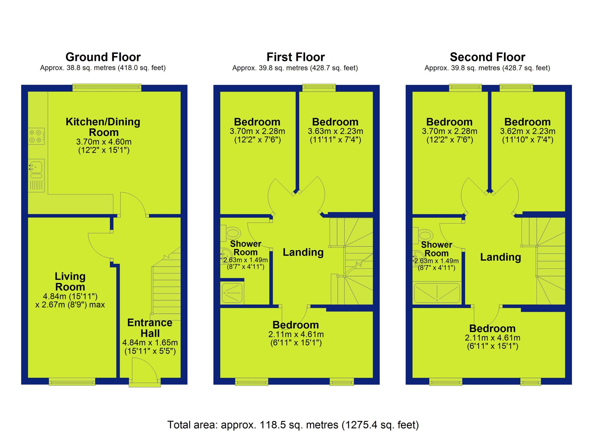 Room 1, 54 Peveril Street, Nottingham floorplan