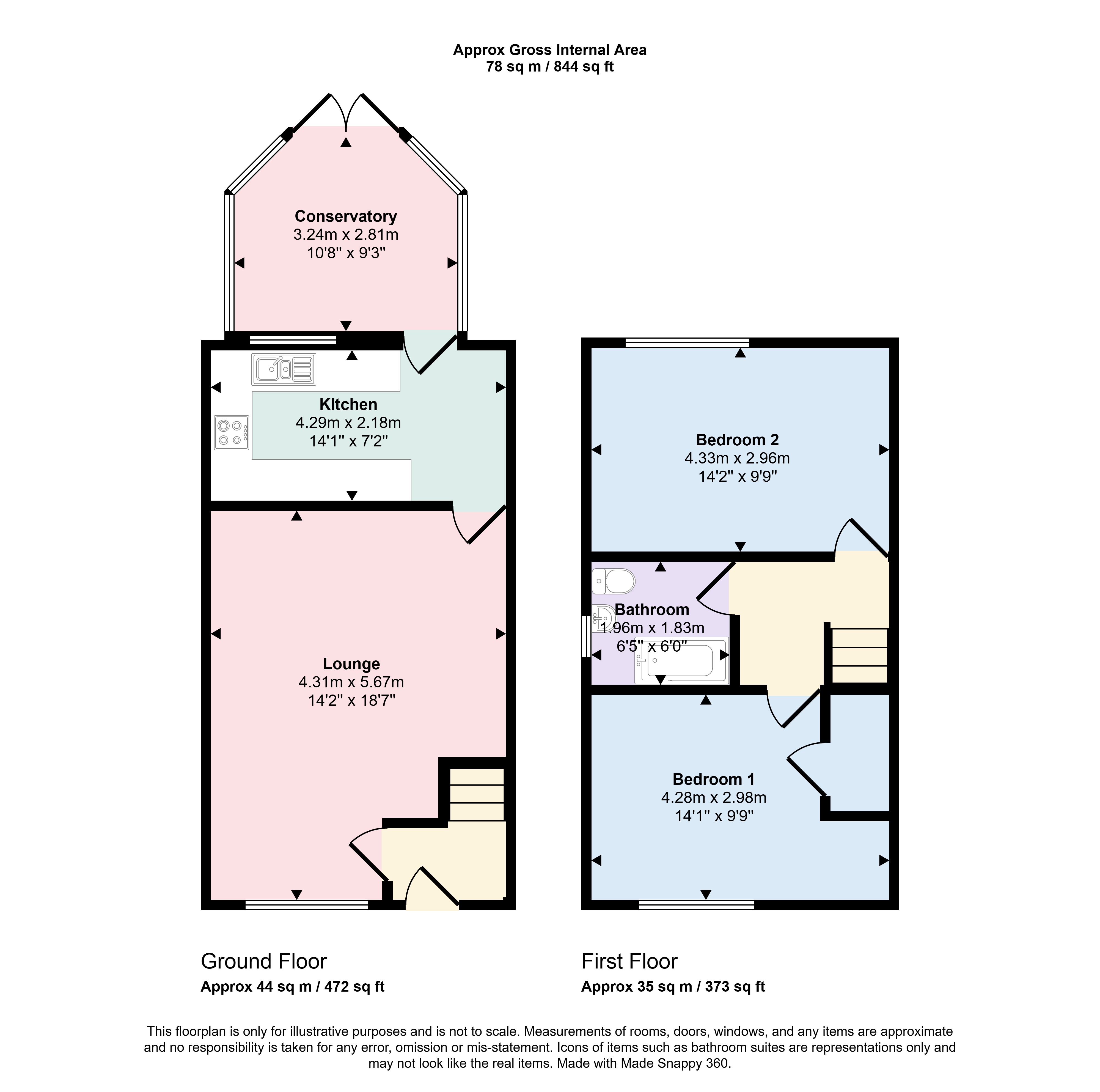1, Prosper Close, Cornwall floorplan