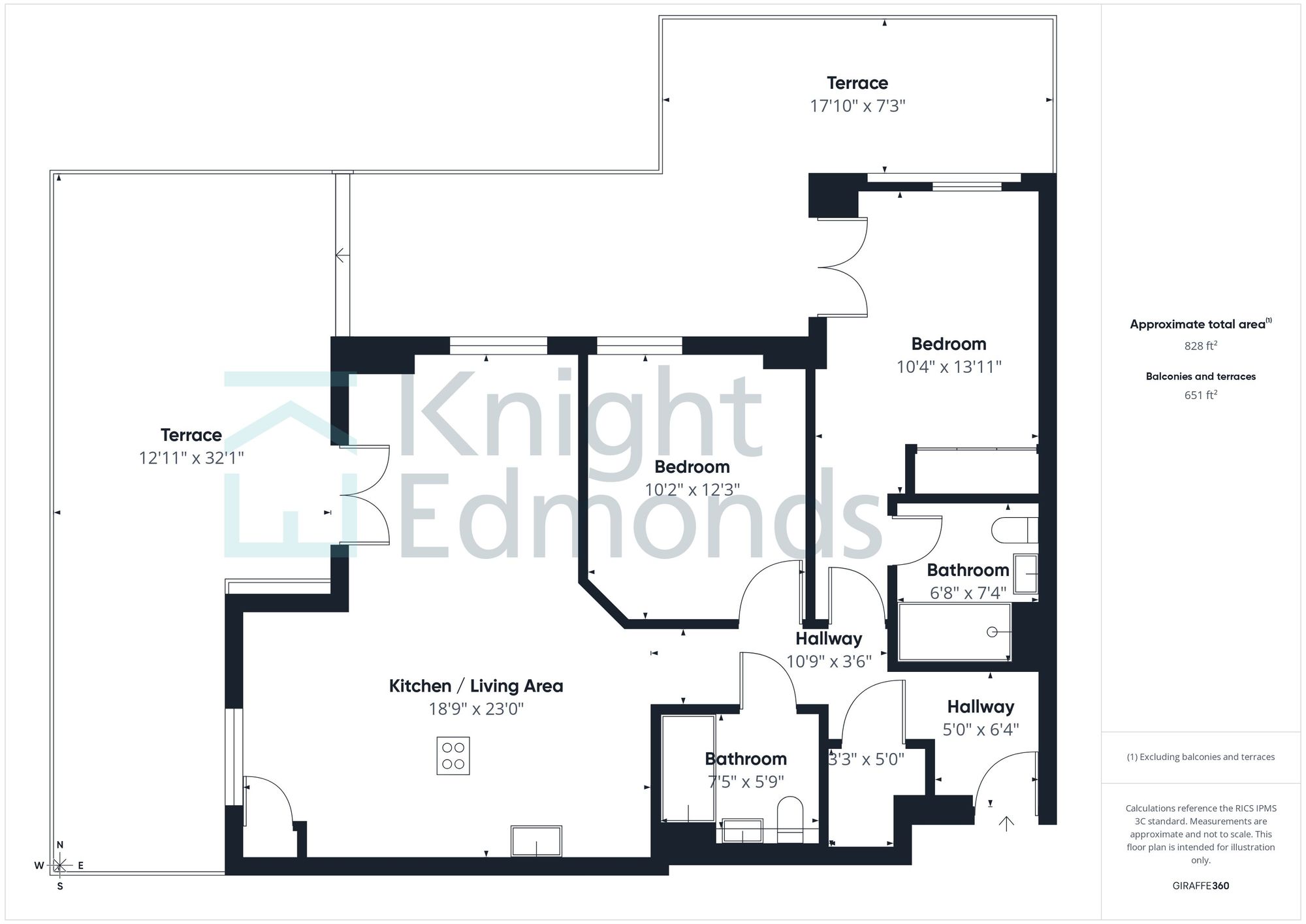 Flat 3,  Ulysses House, Maidstone floorplan