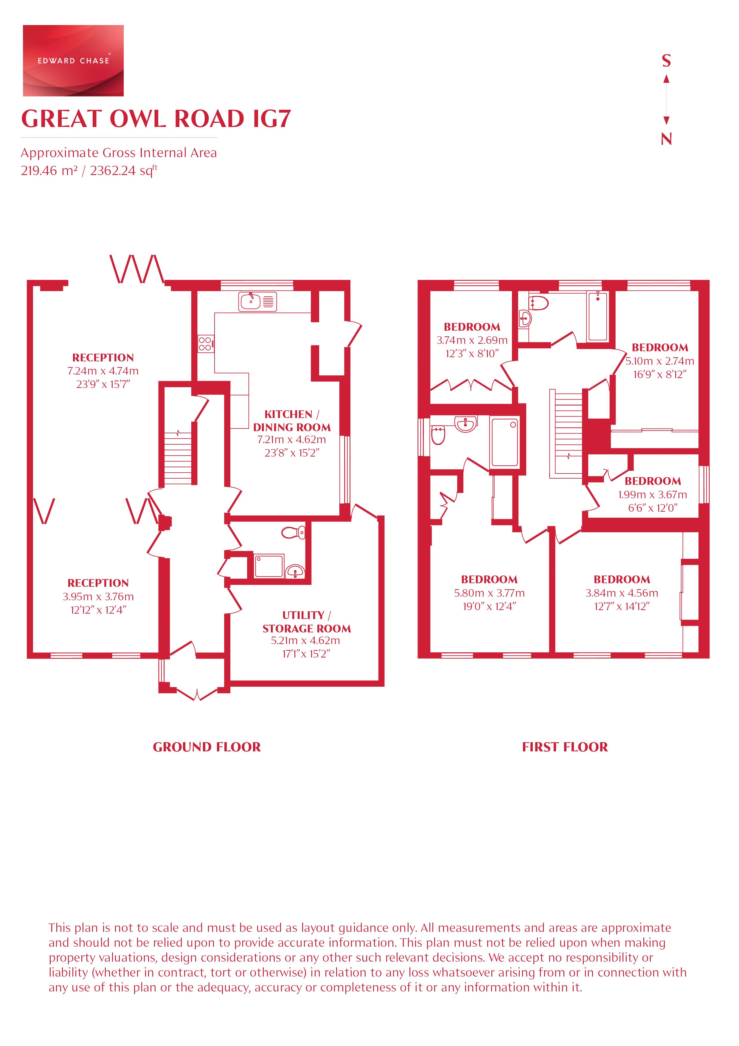 6, Great Owl Road, Chigwell floorplan
