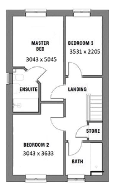 3, Grange Way, Markfield floorplan