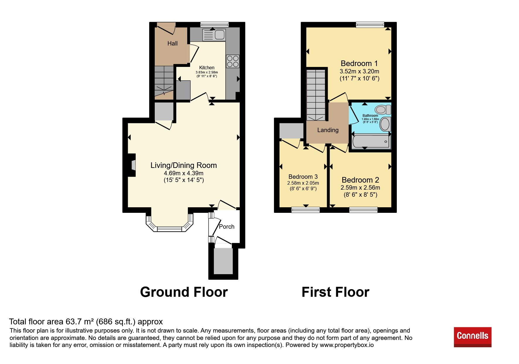 16, Burton Close, Leicester floorplan