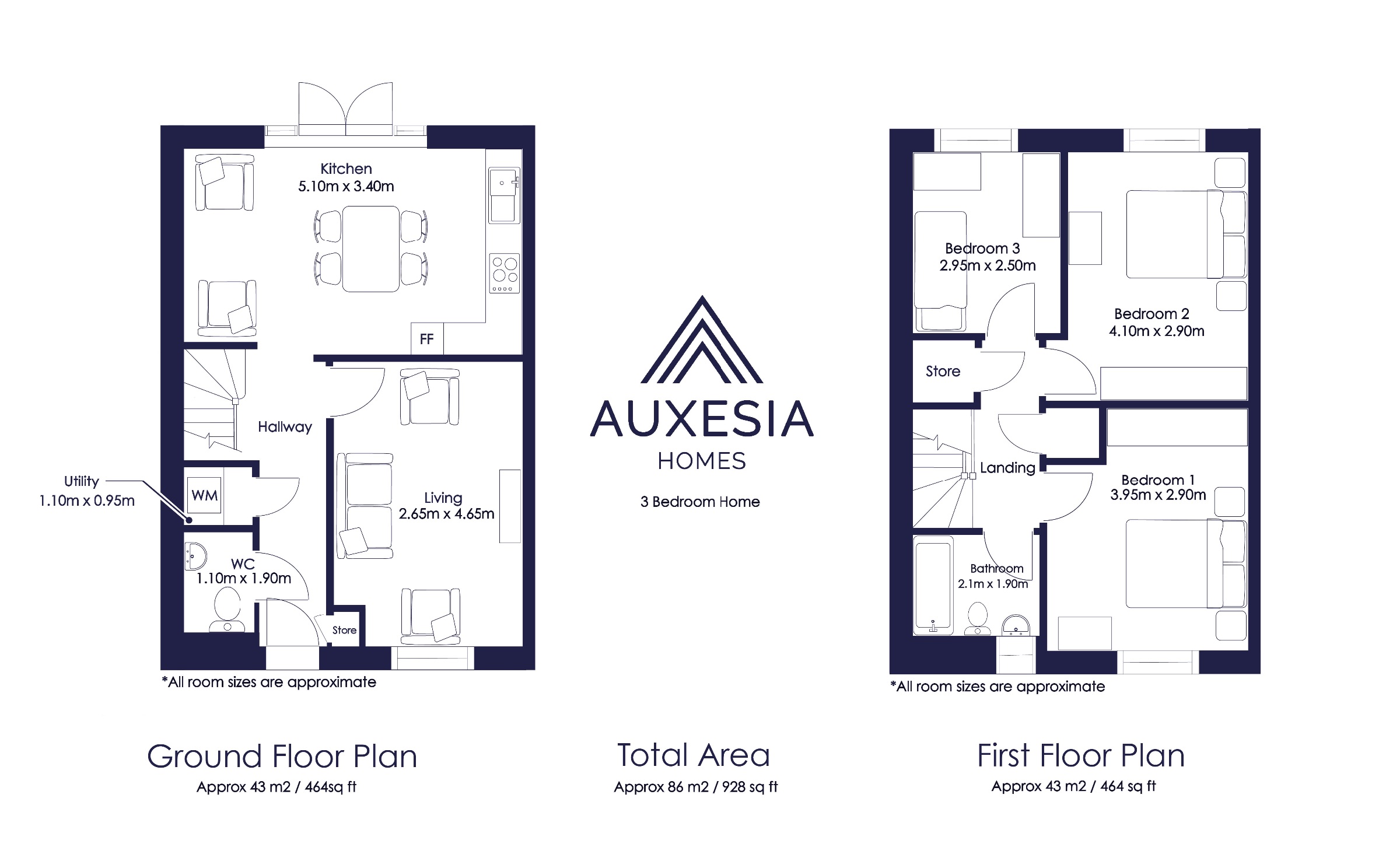 12 Riley Avenue, Sheffield floorplan