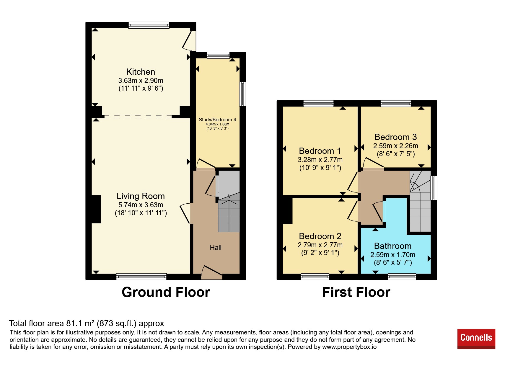 90, Newman Road, Exeter floorplan