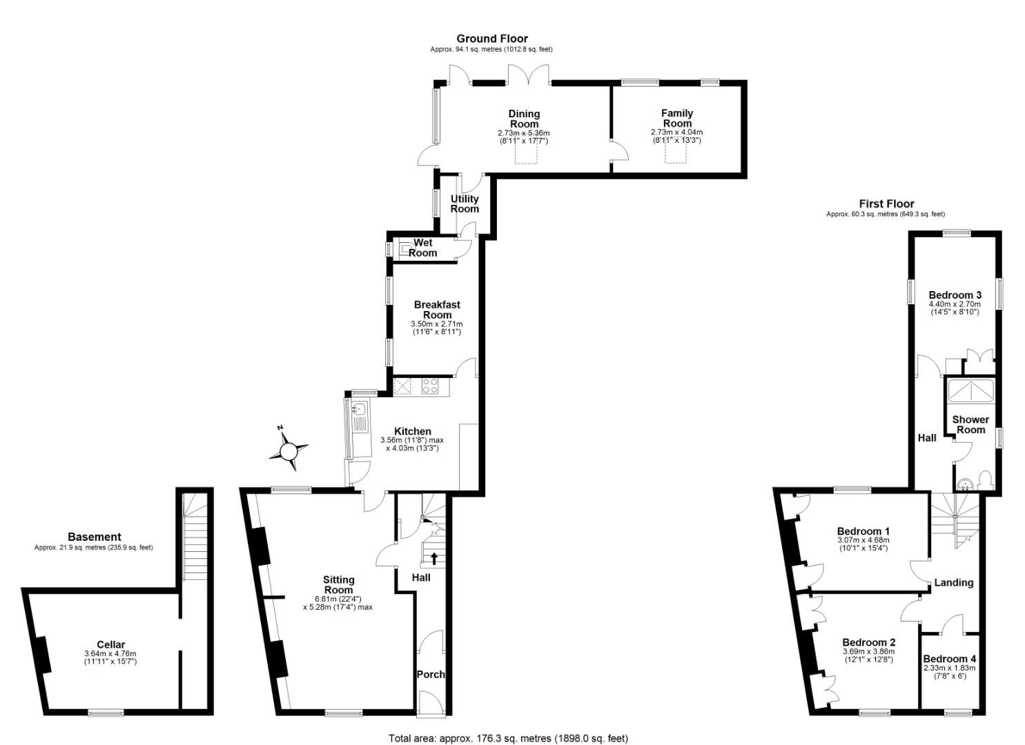 18, Albert Street, Cambridge floorplan