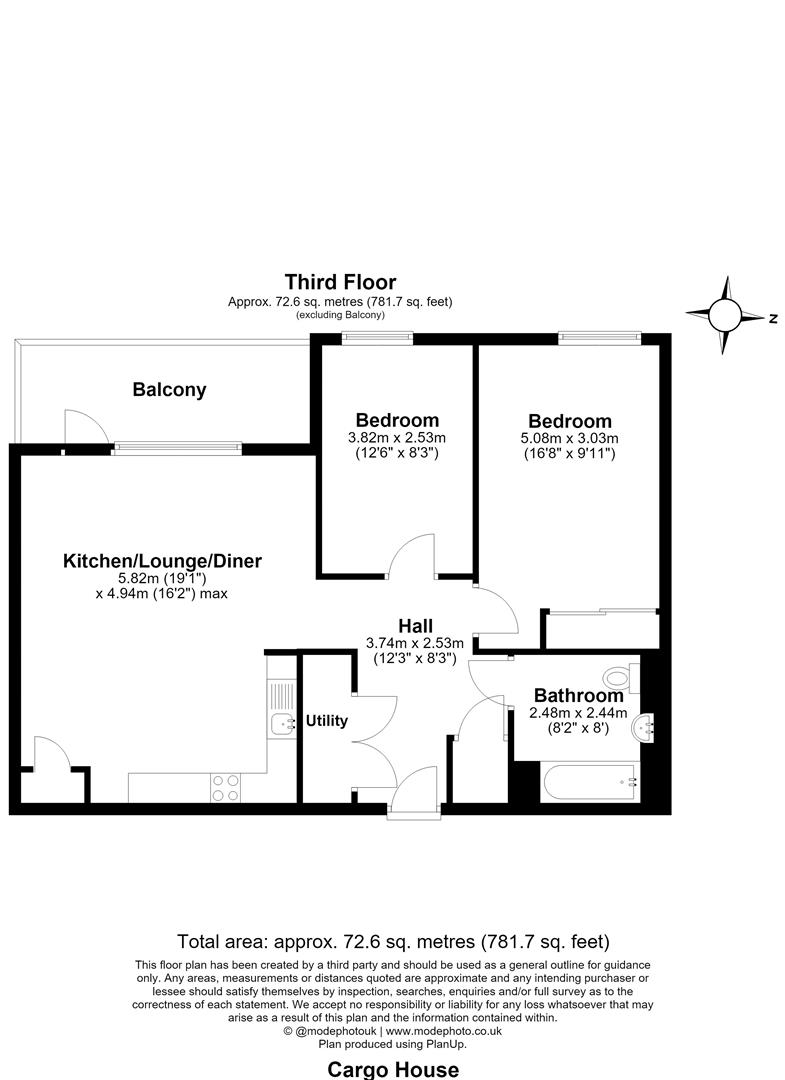 15, Cargo House, Newham floorplan