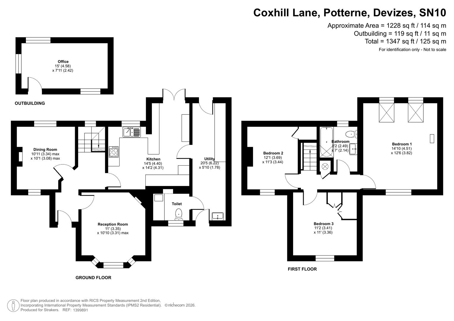 Criss Cross Cottage, 6, Coxhill Lane, Devizes floorplan